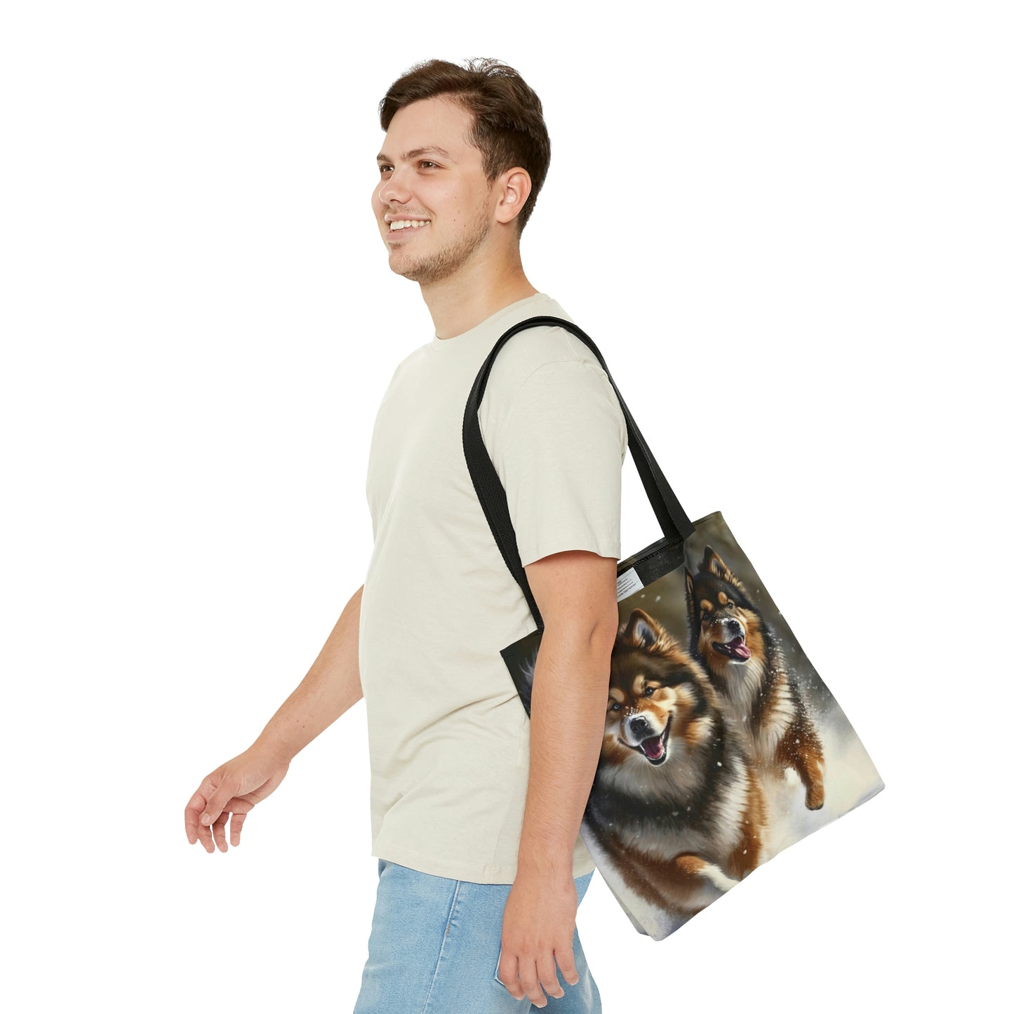 Finnish Lapphund - Snowy #1 - Tote Bag
