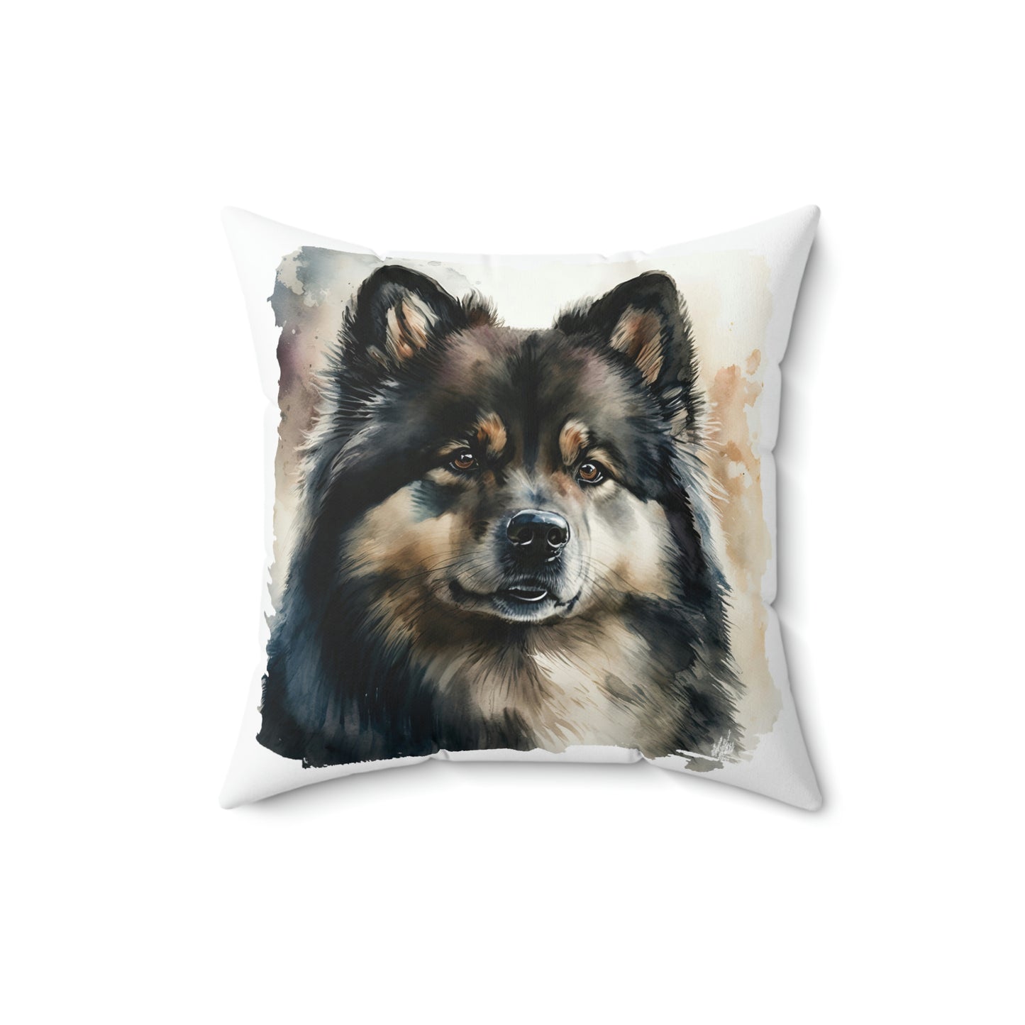 Finnish Lapphund - Portrait #1 - Pillow
