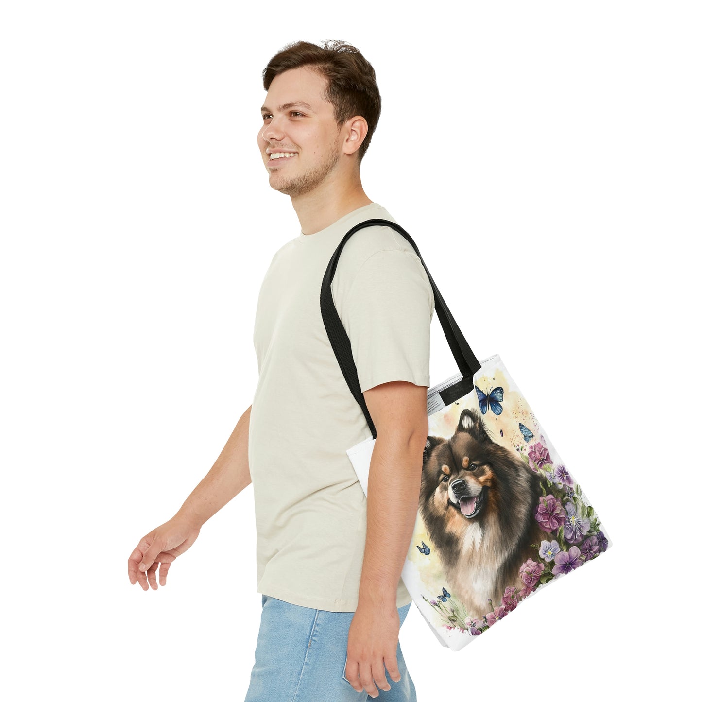 Finnish Lapphund - Spring #7 - Tote Bag