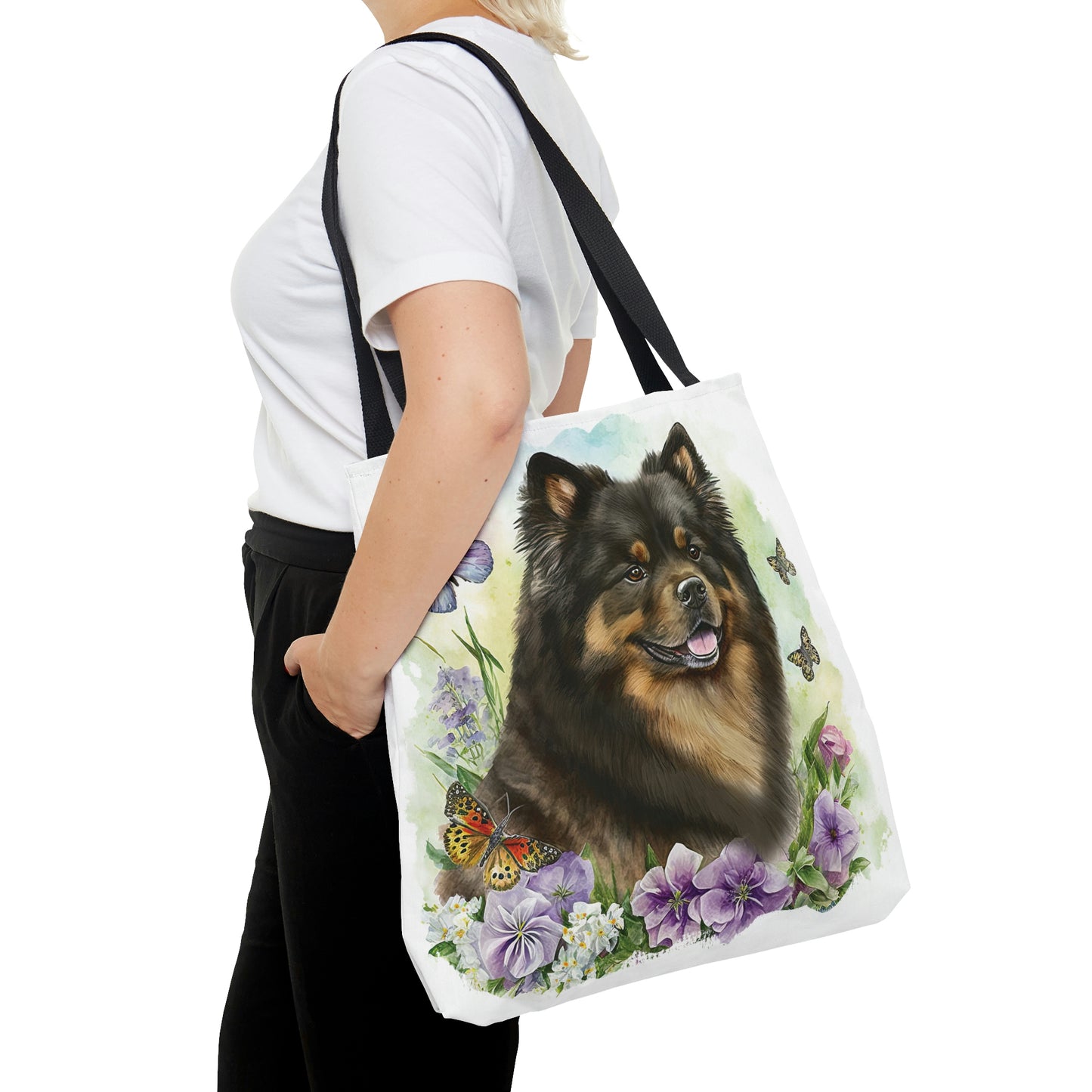 Finnish Lapphund - Spring #5 - Tote Bag