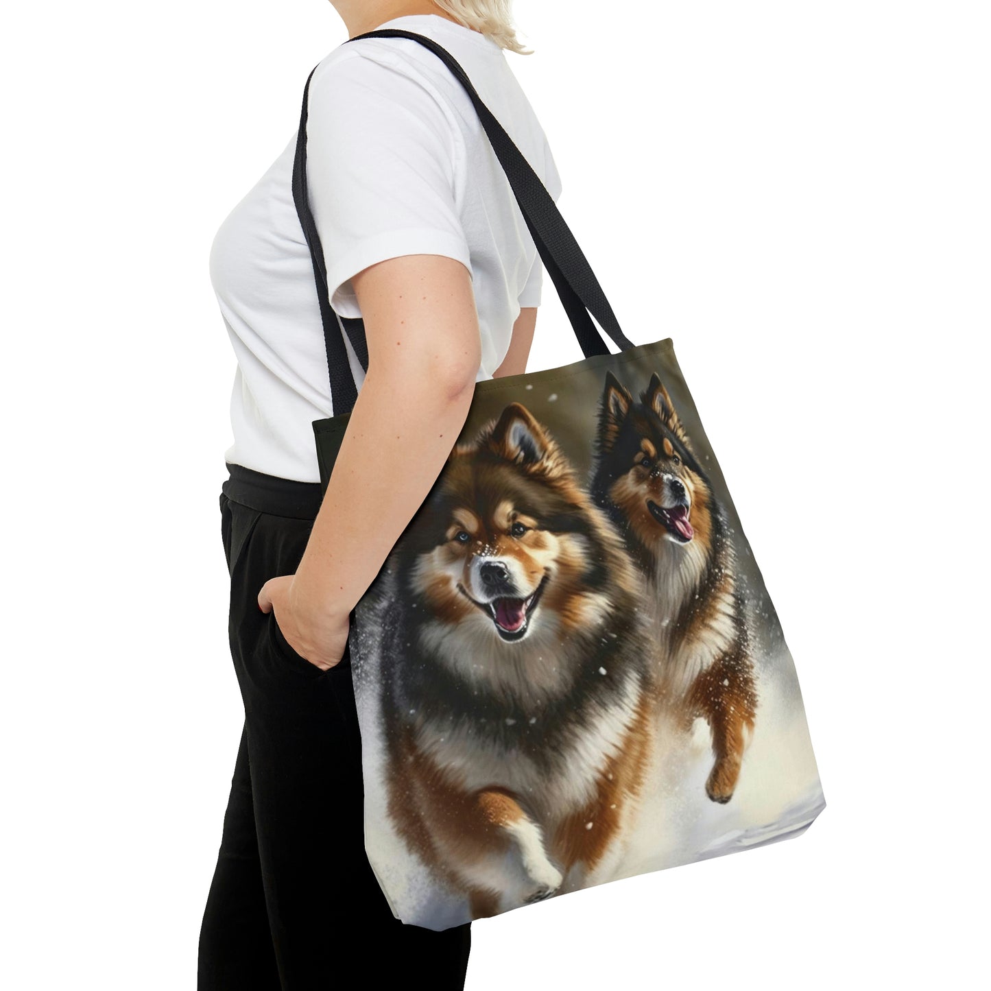 Finnish Lapphund - Snowy #1 - Tote Bag