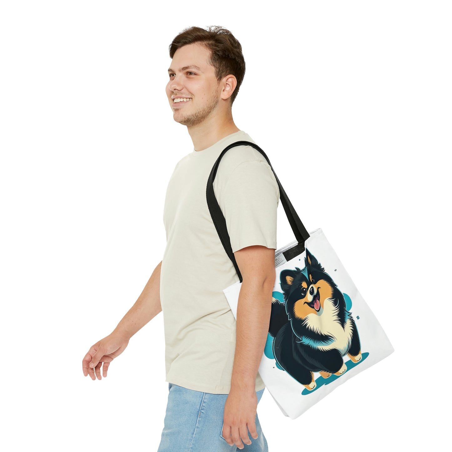 Finnish Lapphund - Cartoon #2 - Tote Bag