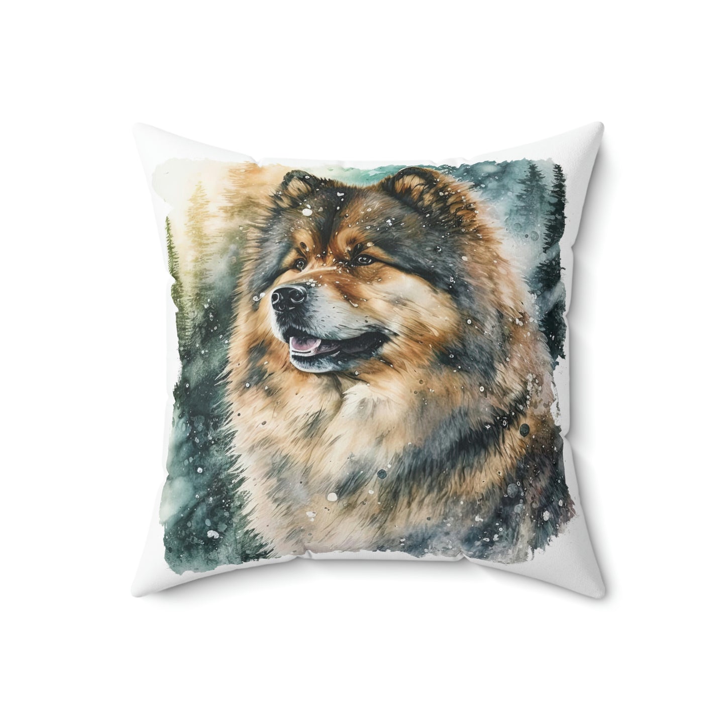 Finnish Lapphund - Snowy #2 - Pillow