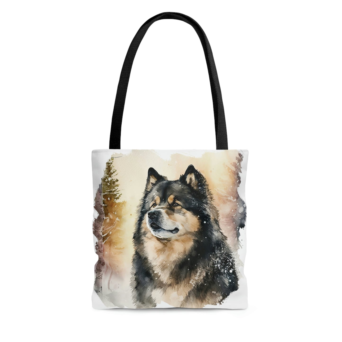 Finnish Lapphund - Snowy #4 - Tote Bag