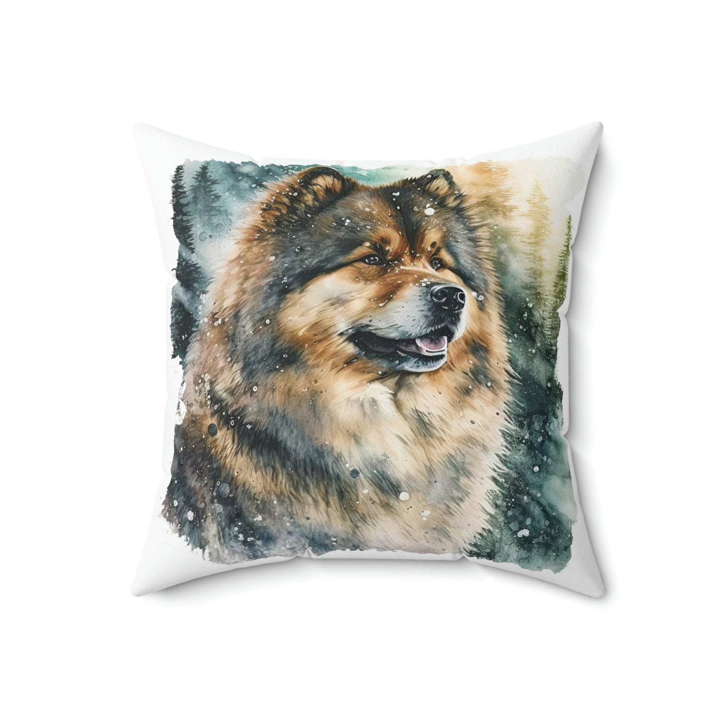 Finnish Lapphund - Snowy #2 - Pillow