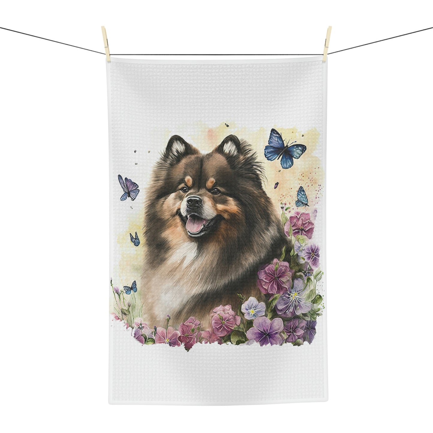Finnish Lapphund - Spring #7 - Kitchen Towel
