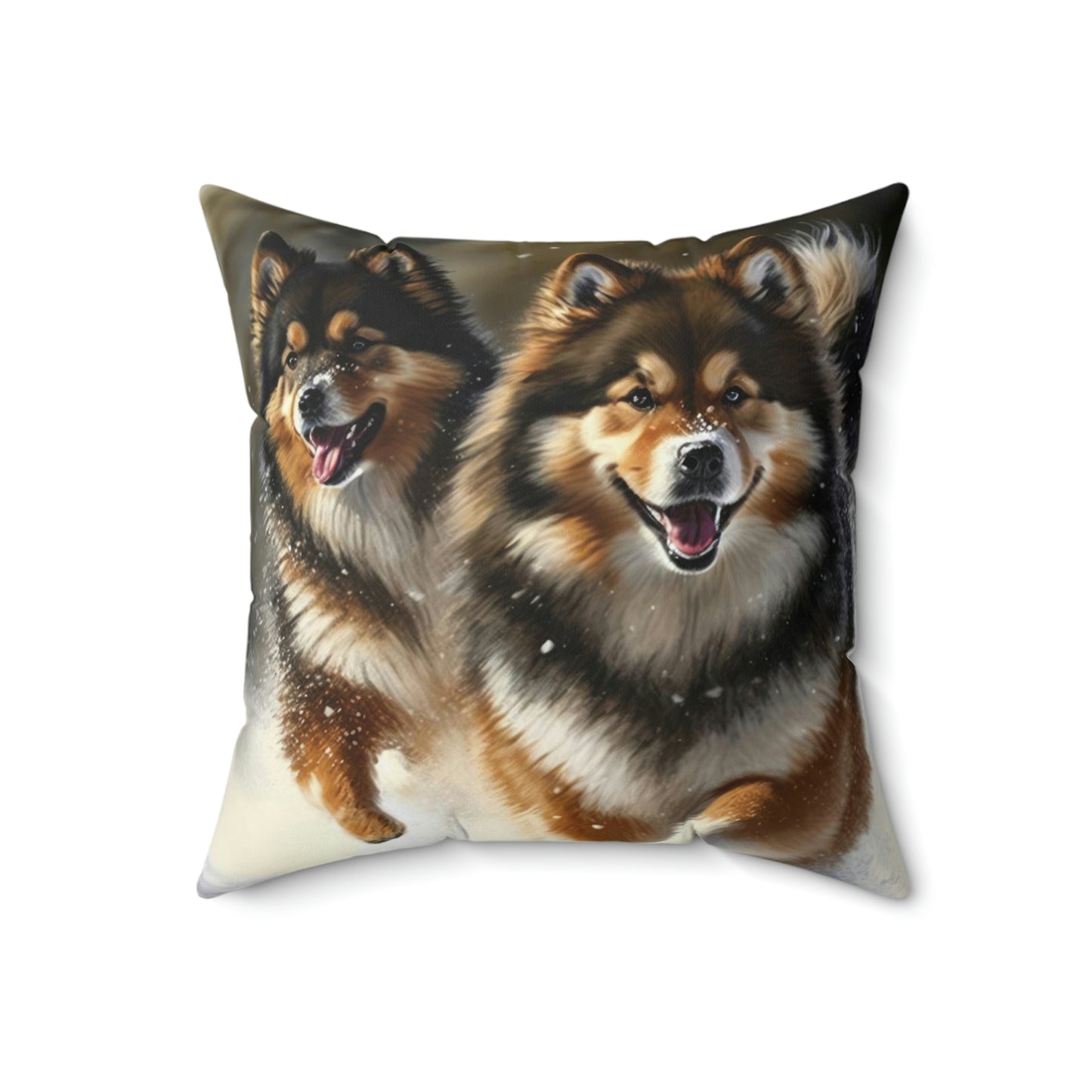 Finnish Lapphund - Snowy #1 - Pillow