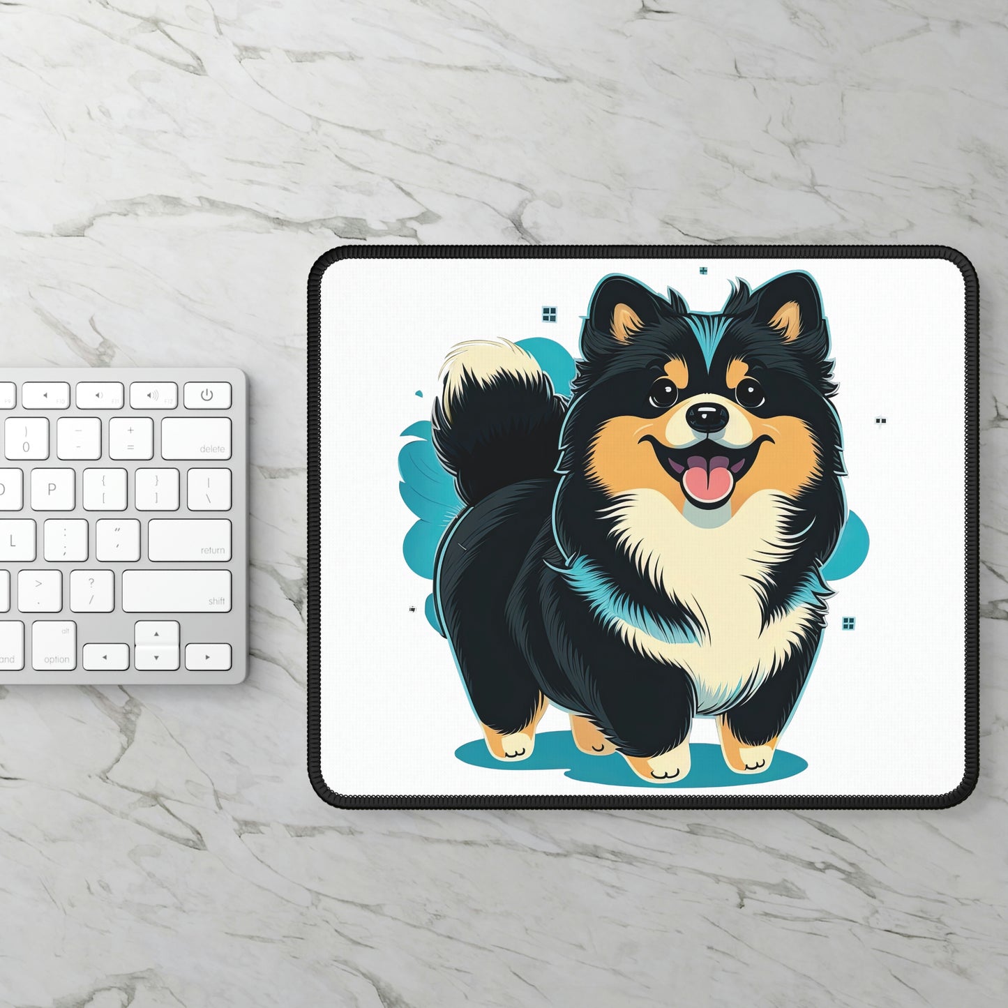 Finnish Lapphund - Cartoon #2 - Mouse Pad