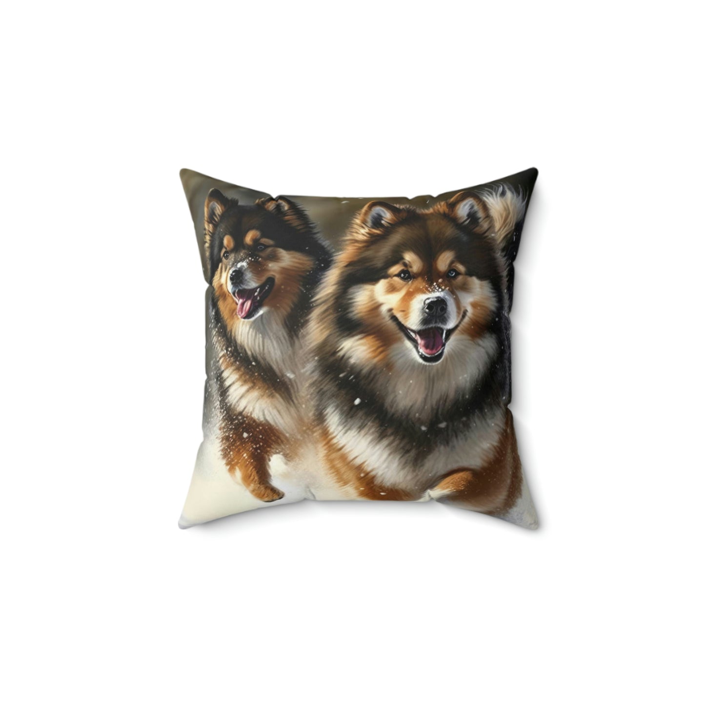 Finnish Lapphund - Snowy #1 - Pillow