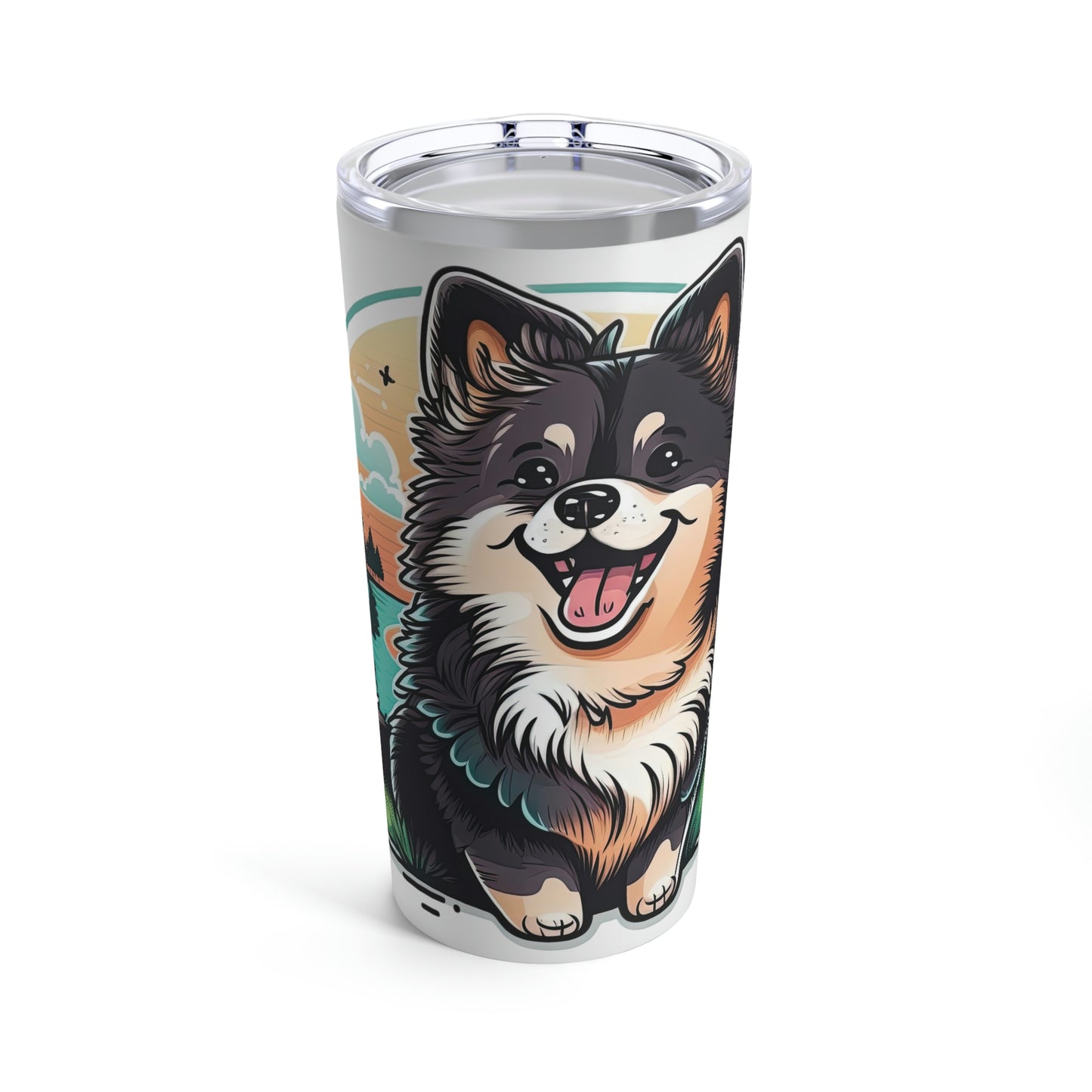 Finnish Lapphund - Cartoon #3 - Tumbler