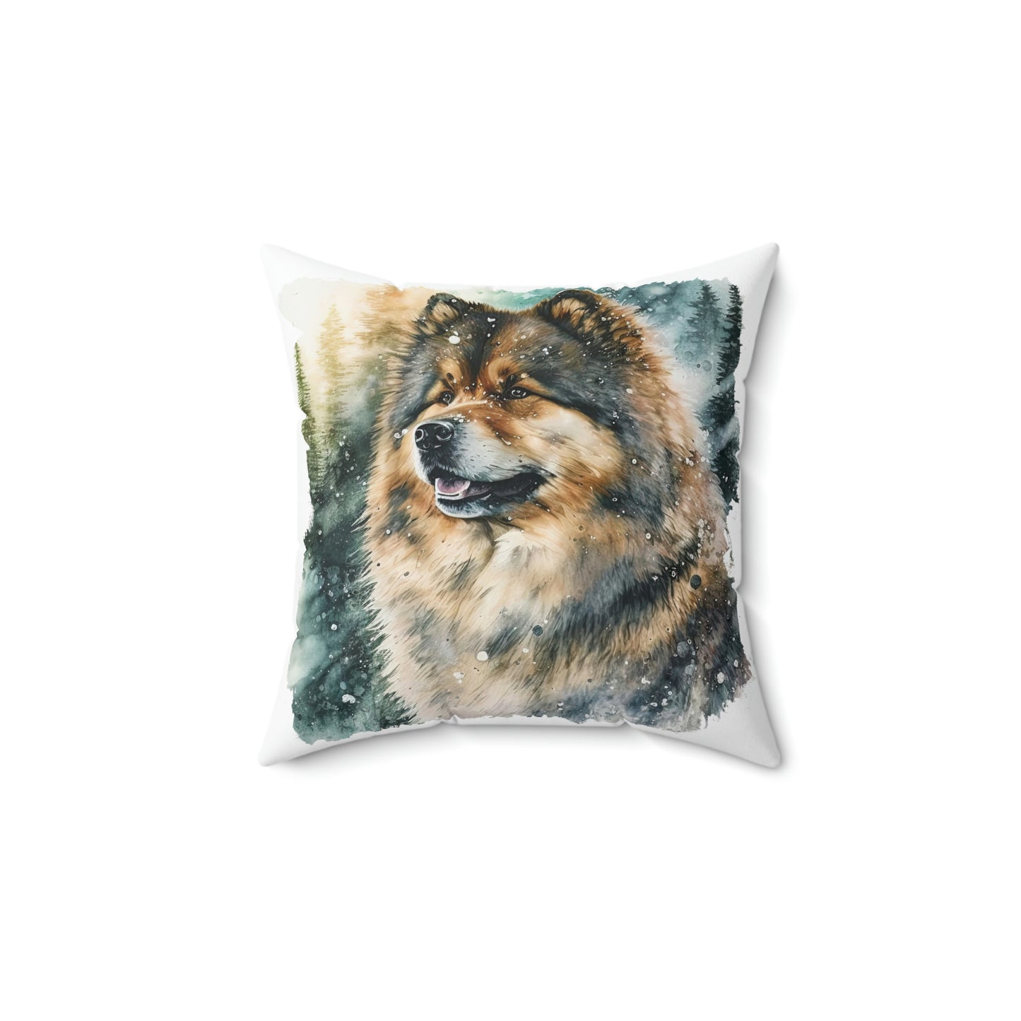 Finnish Lapphund - Snowy #2 - Pillow