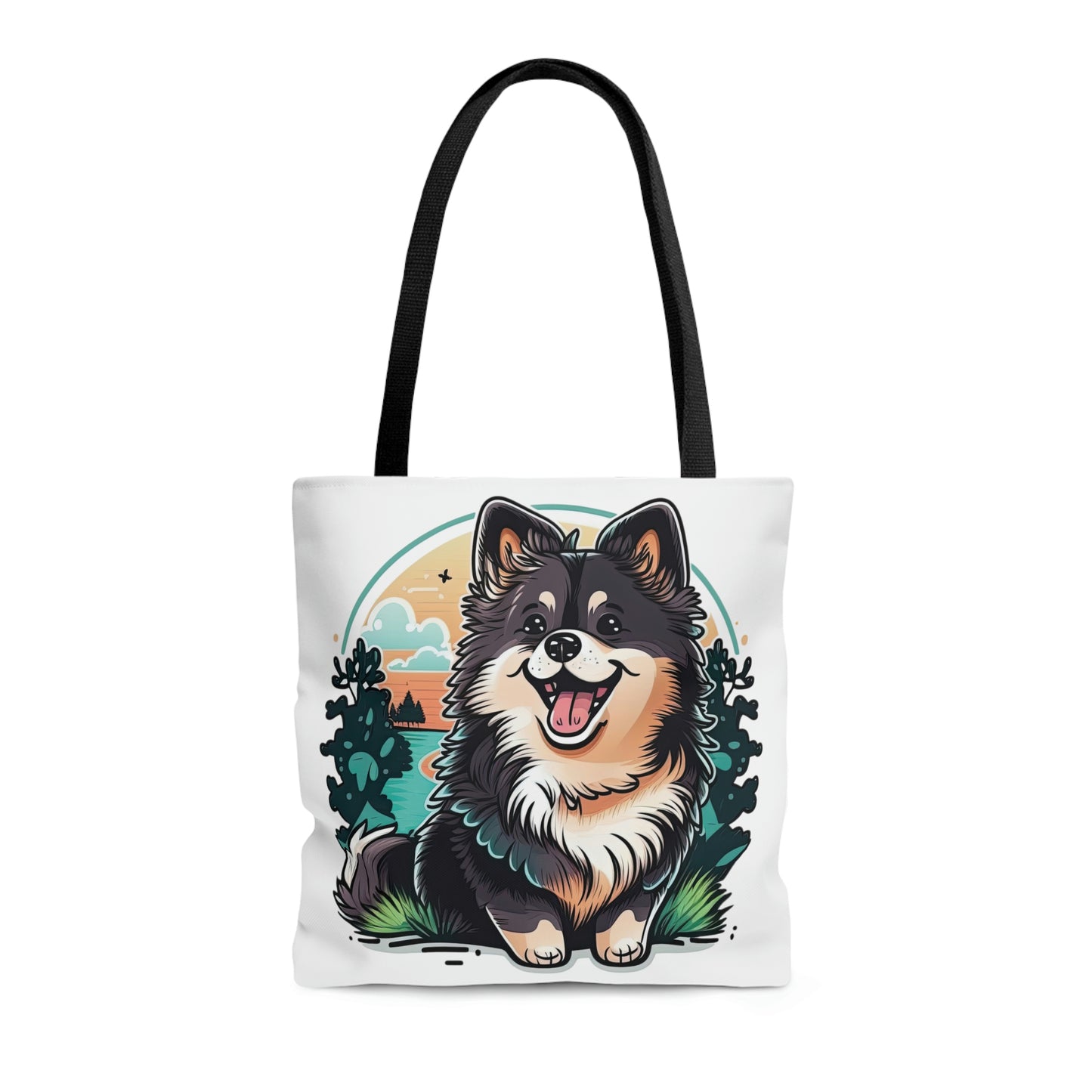 Finnish Lapphund - Cartoon #3 - Tote Bag