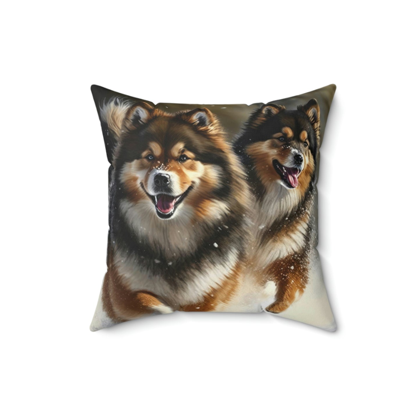 Finnish Lapphund - Snowy #1 - Pillow