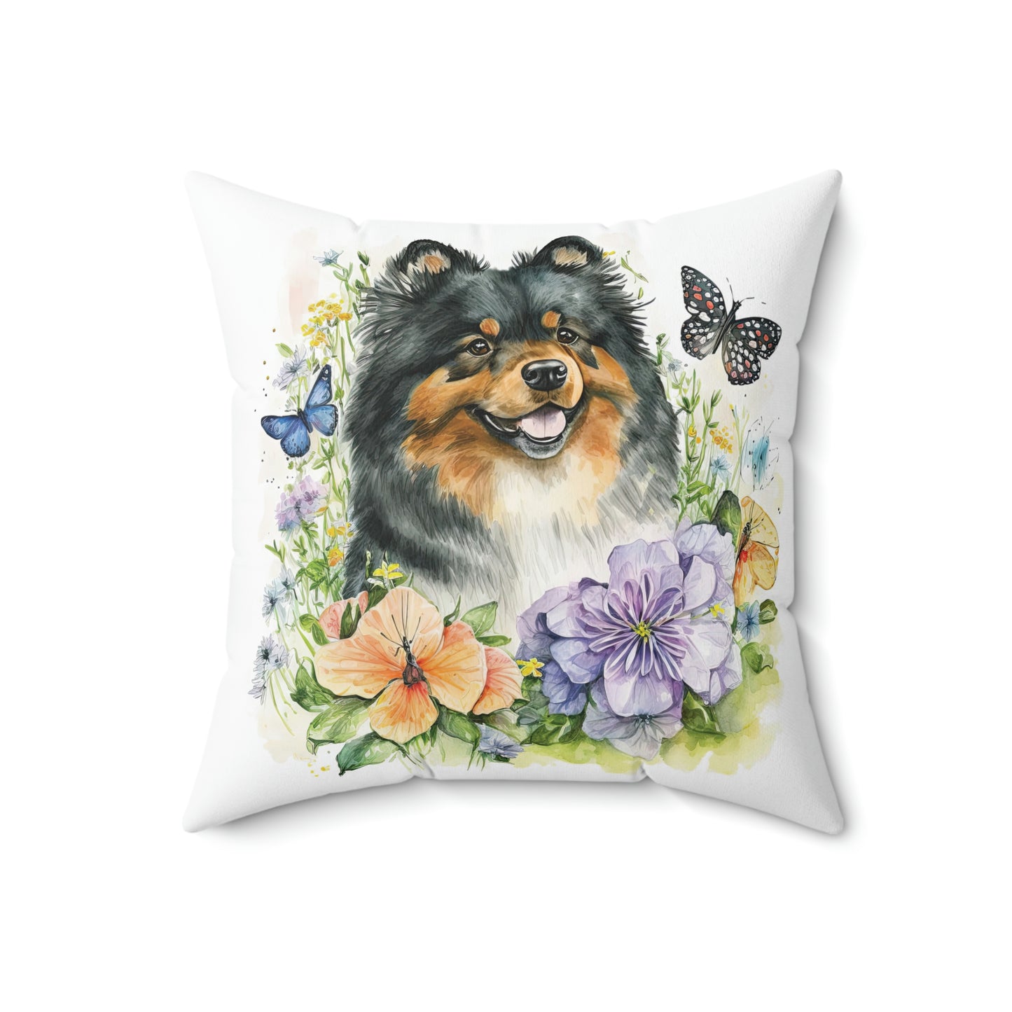 Finnish Lapphund - Spring #2 - Pillow
