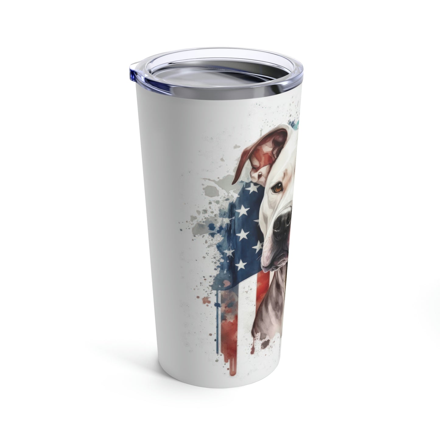Pit Bull (Patriotic) Stainless Steel Tumbler