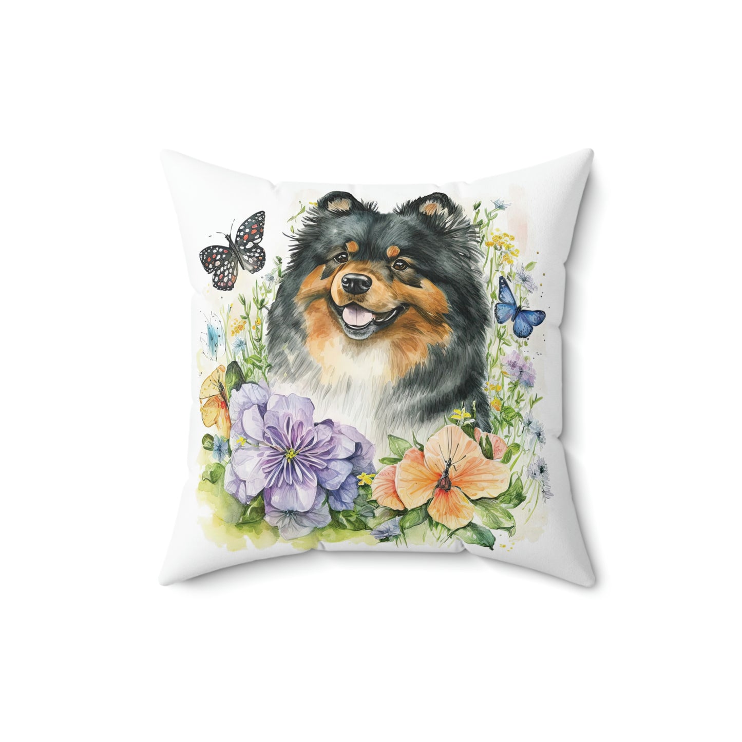 Finnish Lapphund - Spring #2 - Pillow