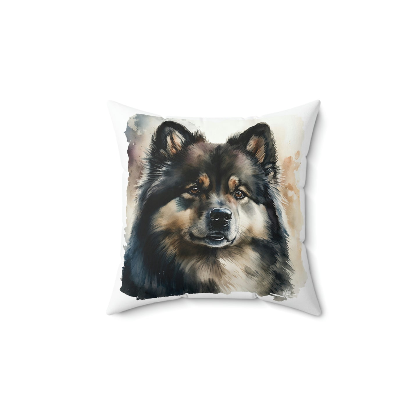 Finnish Lapphund - Portrait #1 - Pillow