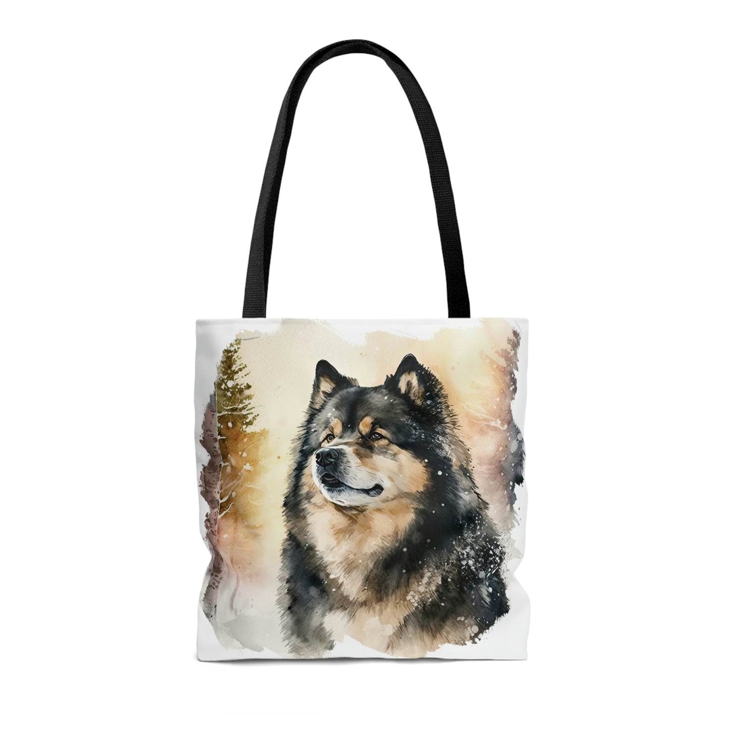 Finnish Lapphund - Snowy #4 - Tote Bag