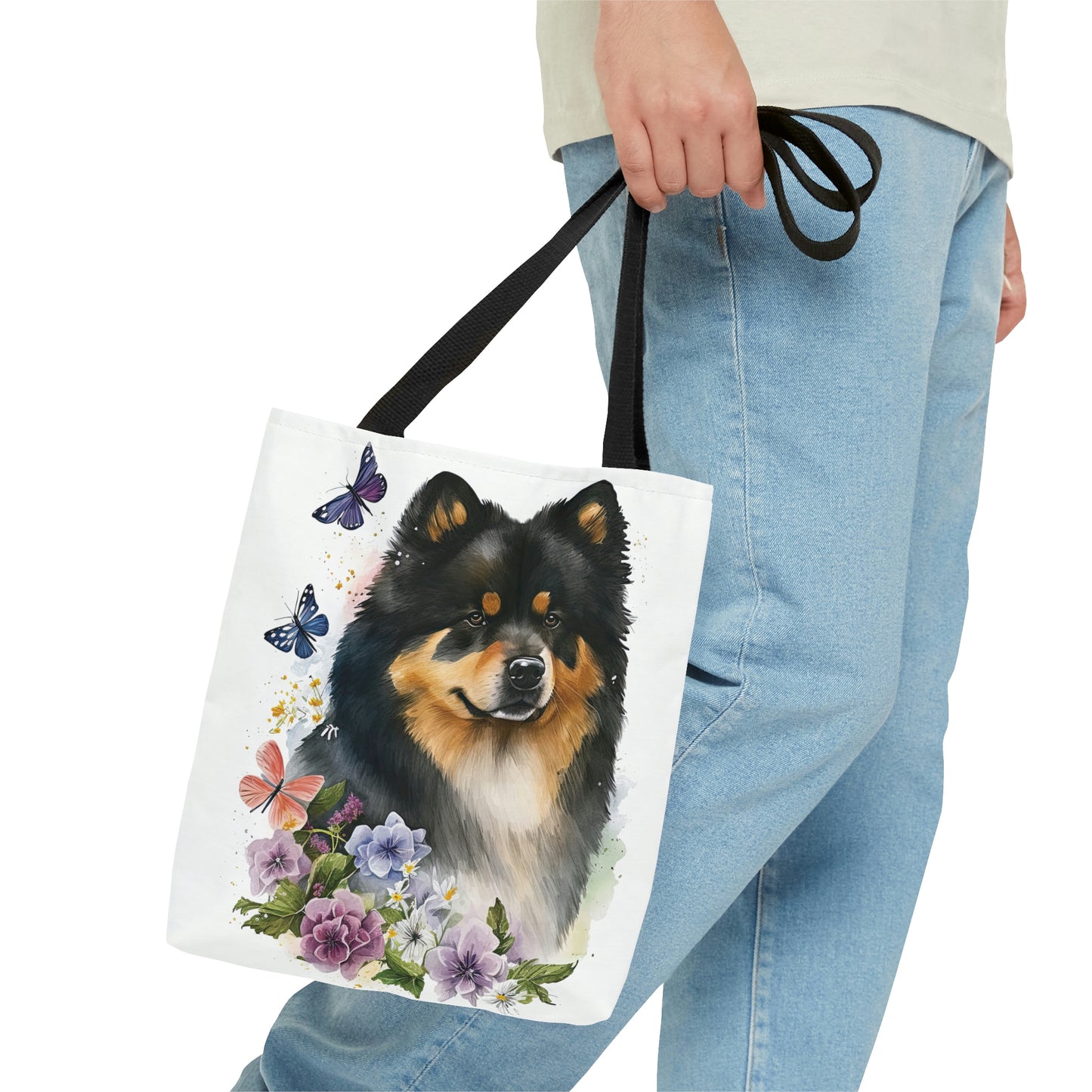 Finnish Lapphund - Spring #6 - Tote Bag