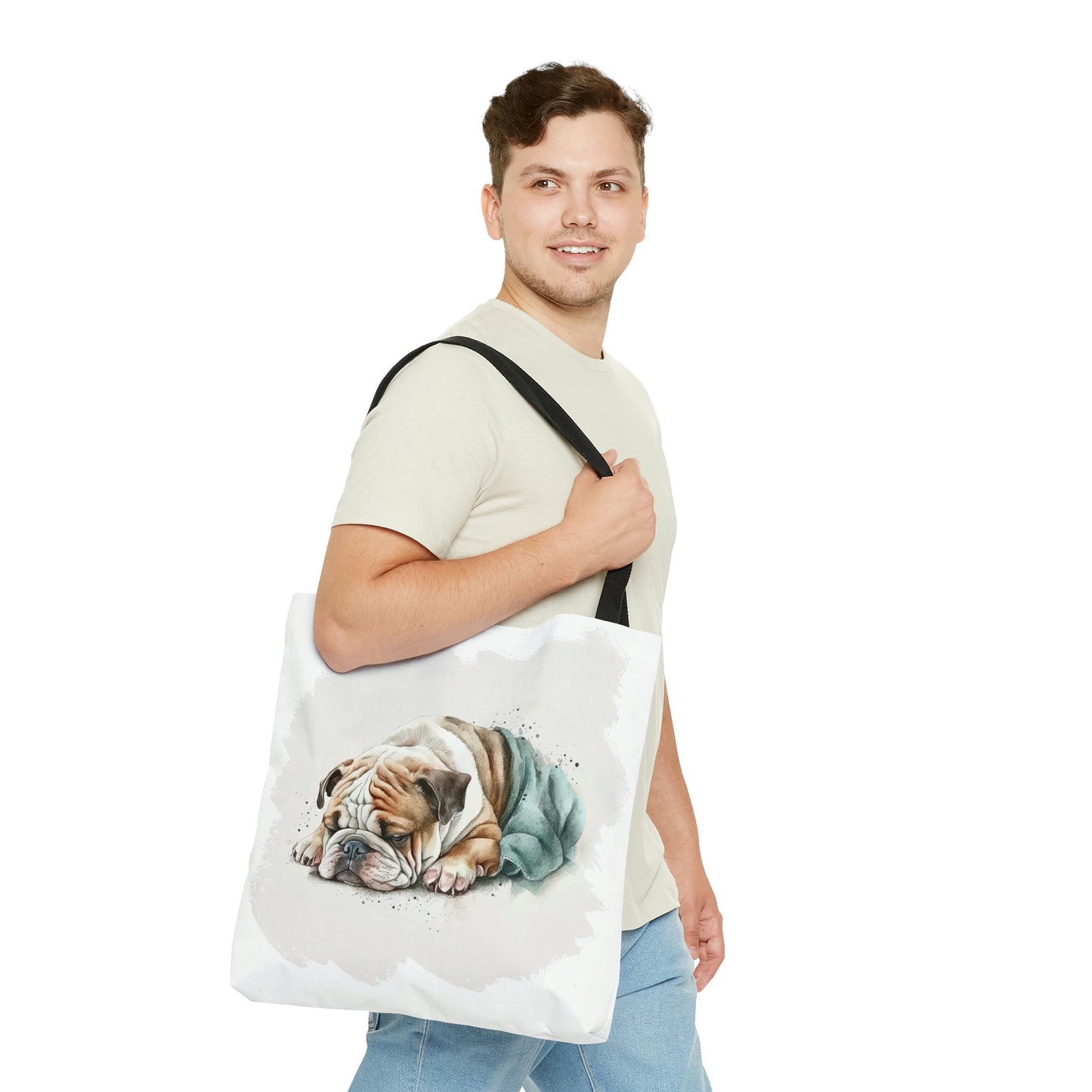 English Bulldog (Sleeping) Tote Bag