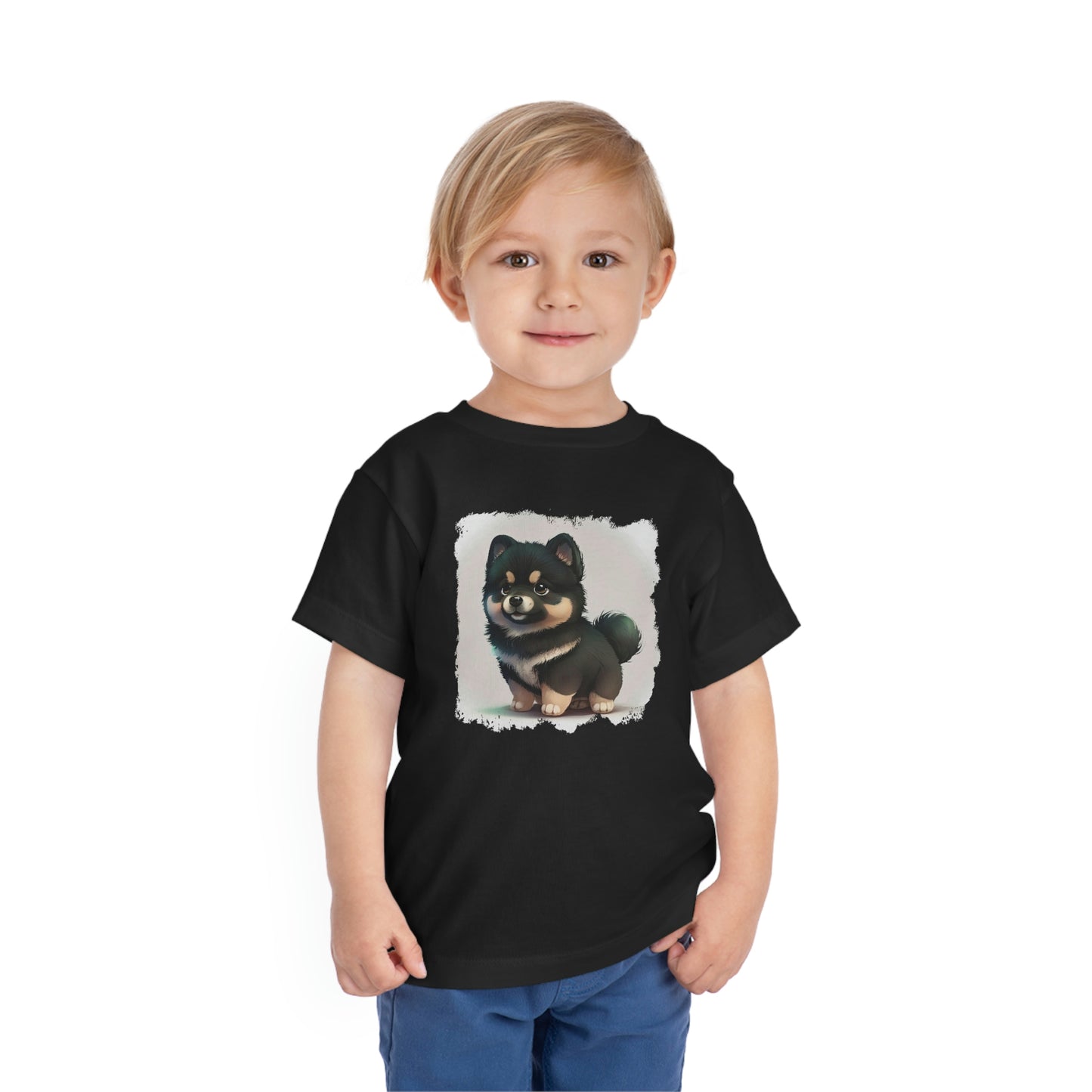 Finnish Lapphund - Cartoon #1 - Toddler T-Shirt