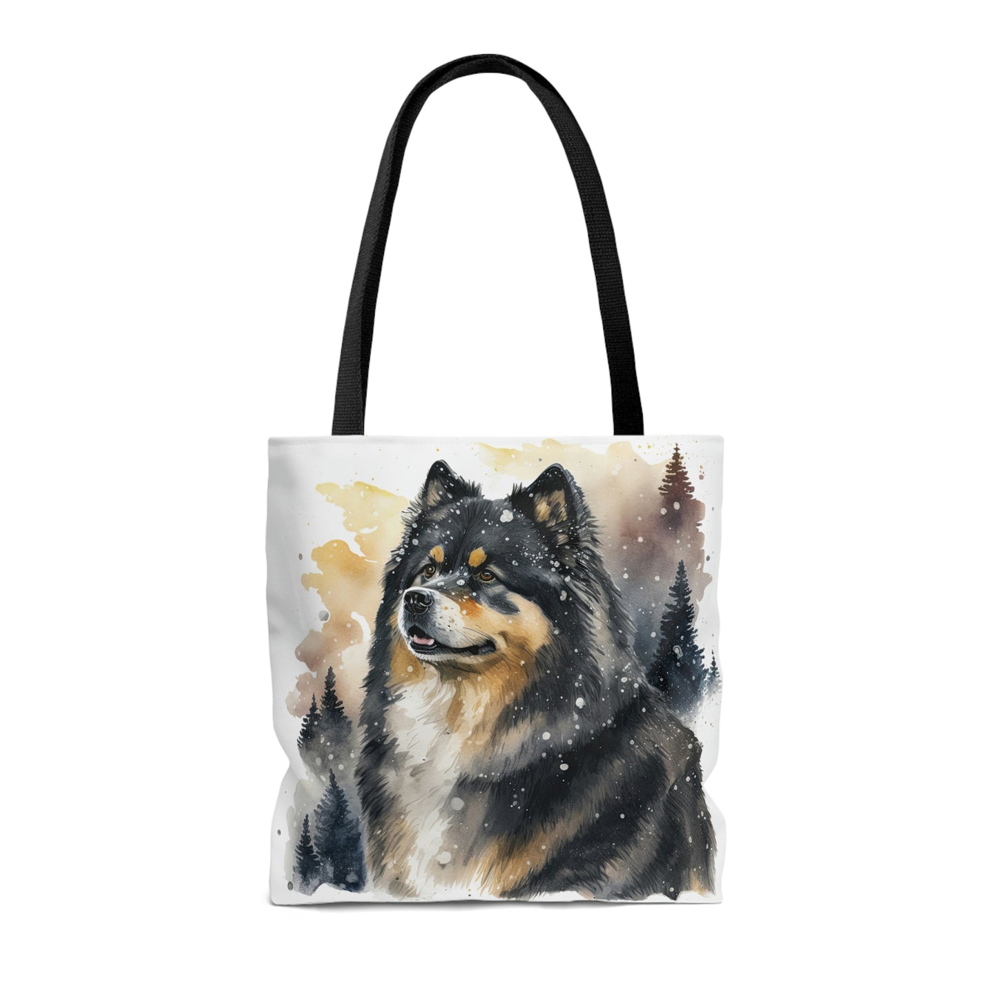 Finnish Lapphund - Snowy #3 - Tote Bag
