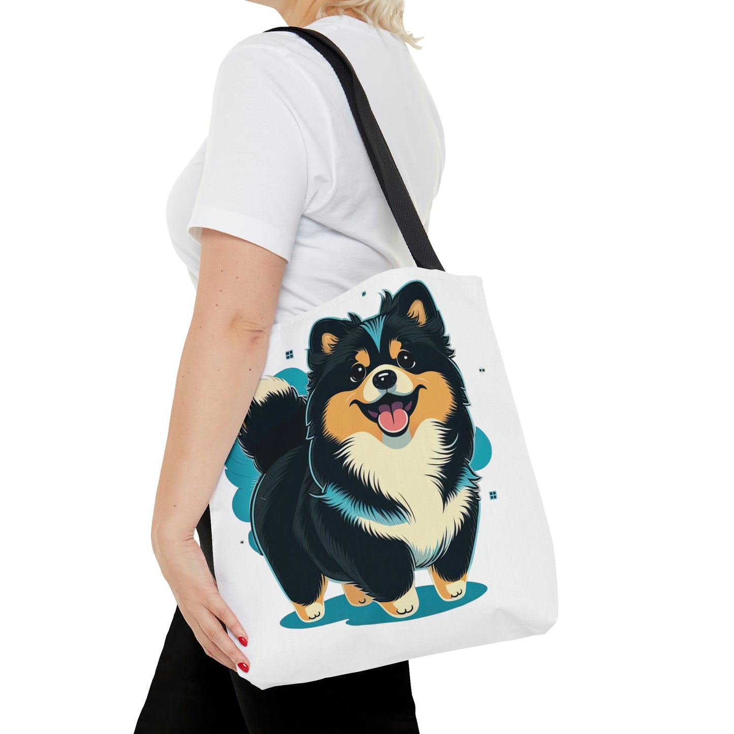 Finnish Lapphund - Cartoon #2 - Tote Bag