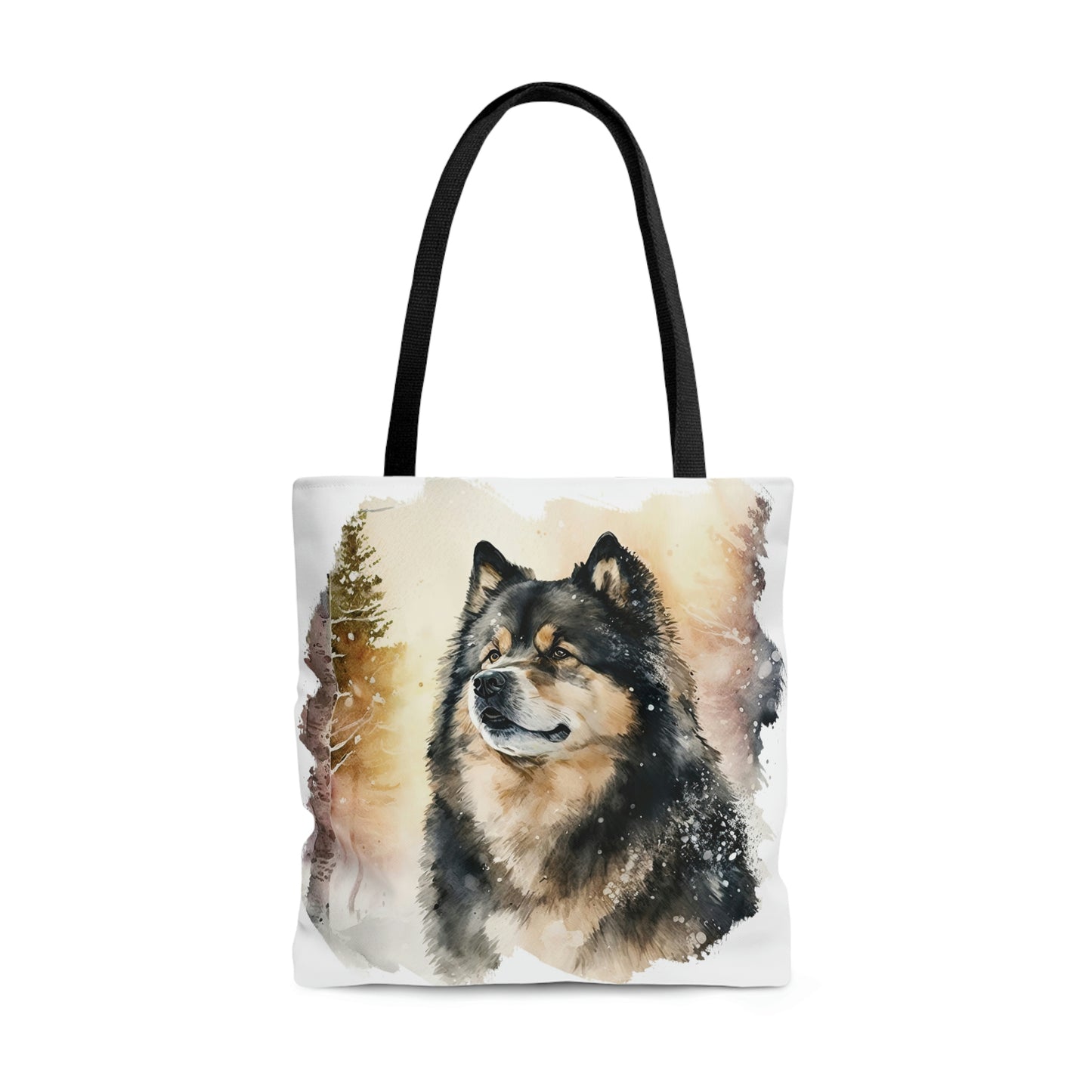 Finnish Lapphund - Snowy #4 - Tote Bag