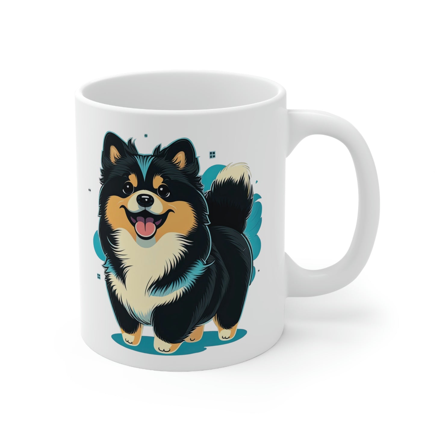 Finnish Lapphund - Cartoon #2 - Mug