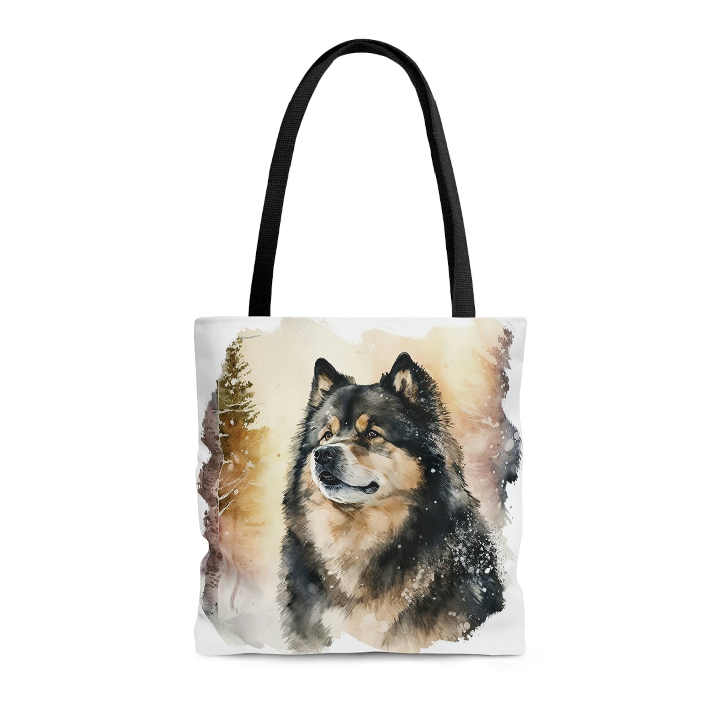 Finnish Lapphund - Snowy #4 - Tote Bag