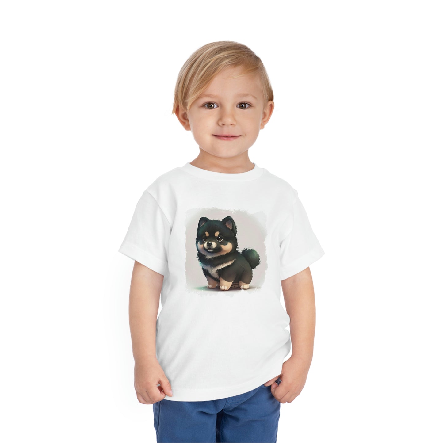 Finnish Lapphund - Cartoon #1 - Toddler T-Shirt