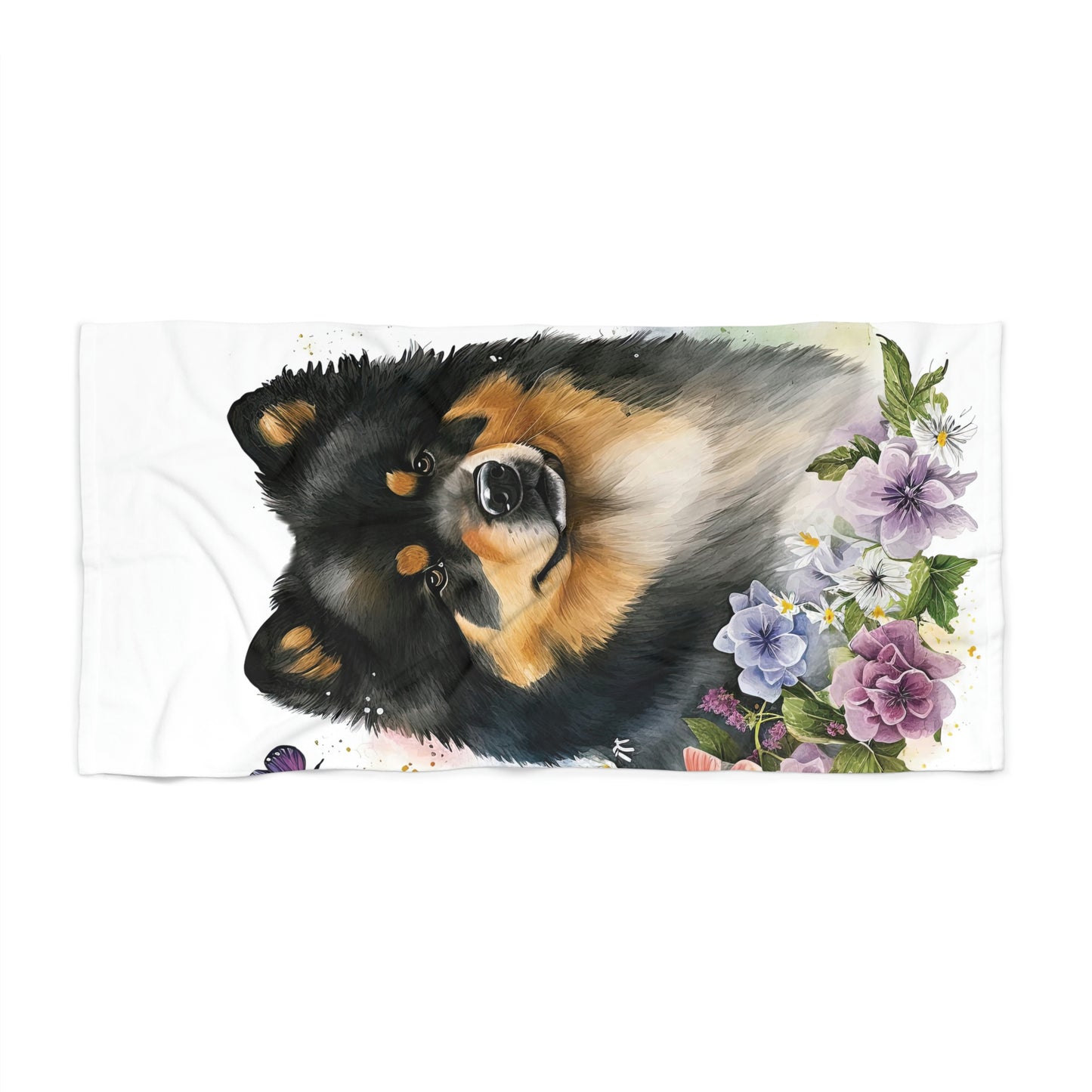 Finnish Lapphund - Spring #6 - Beach Towel