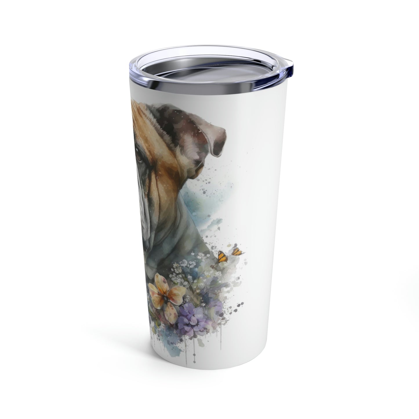 English Bulldog Stainless Steel Tumbler