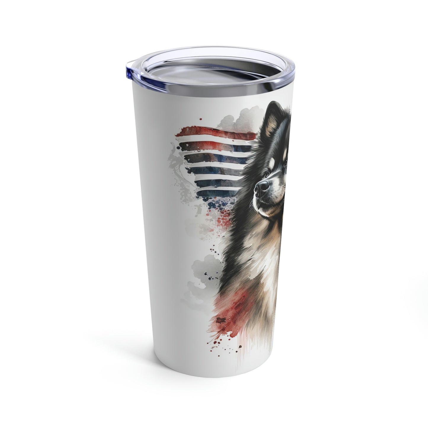 Finnish Lapphund - Patriotic #1 - Tumbler