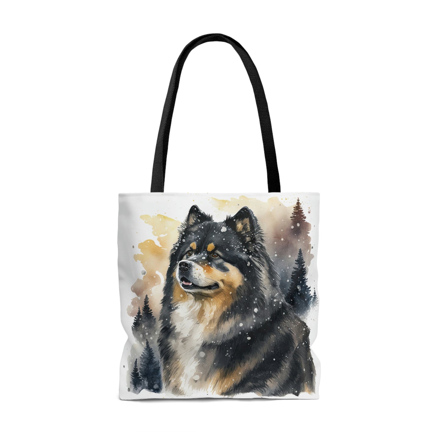 Finnish Lapphund - Snowy #3 - Tote Bag