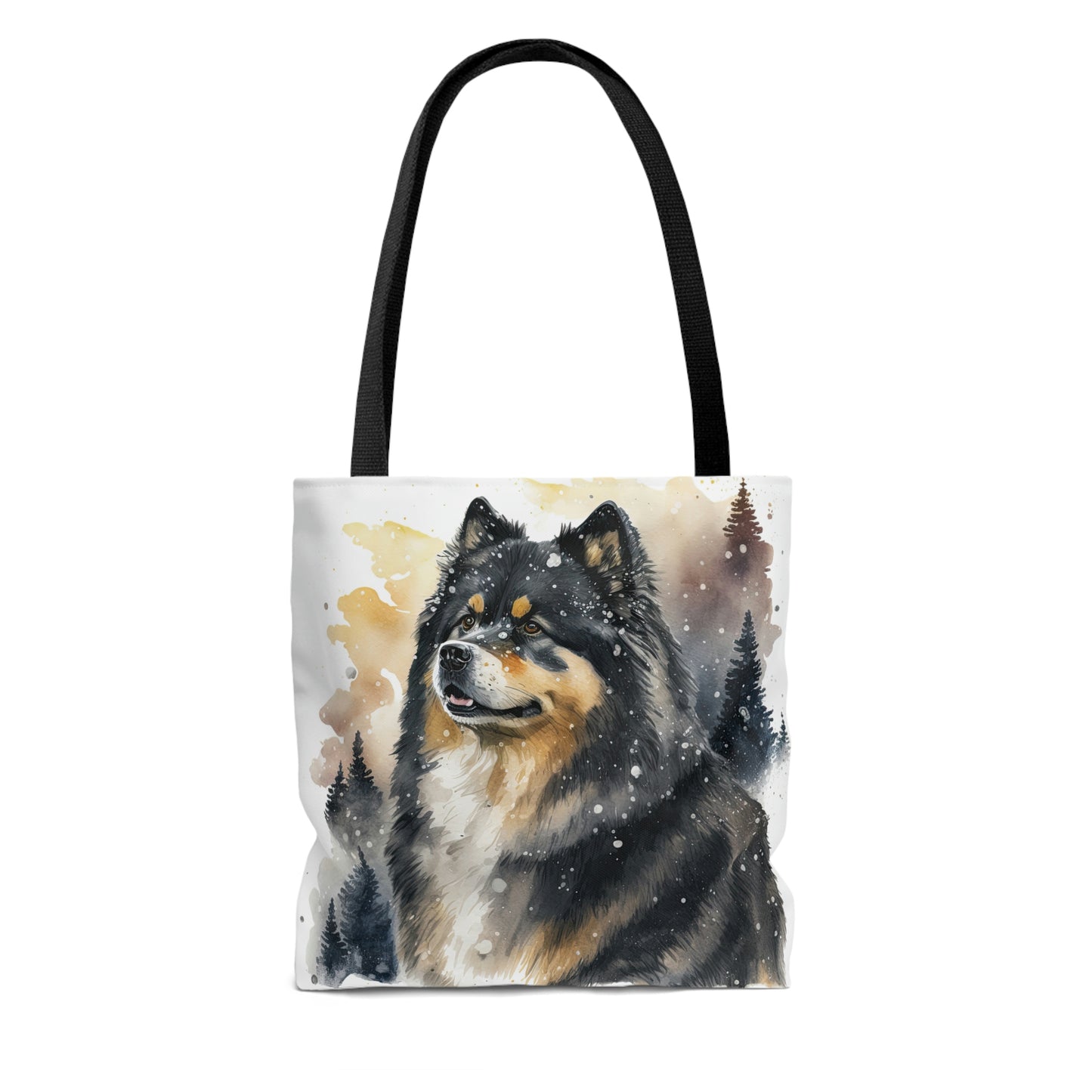 Finnish Lapphund - Snowy #3 - Tote Bag