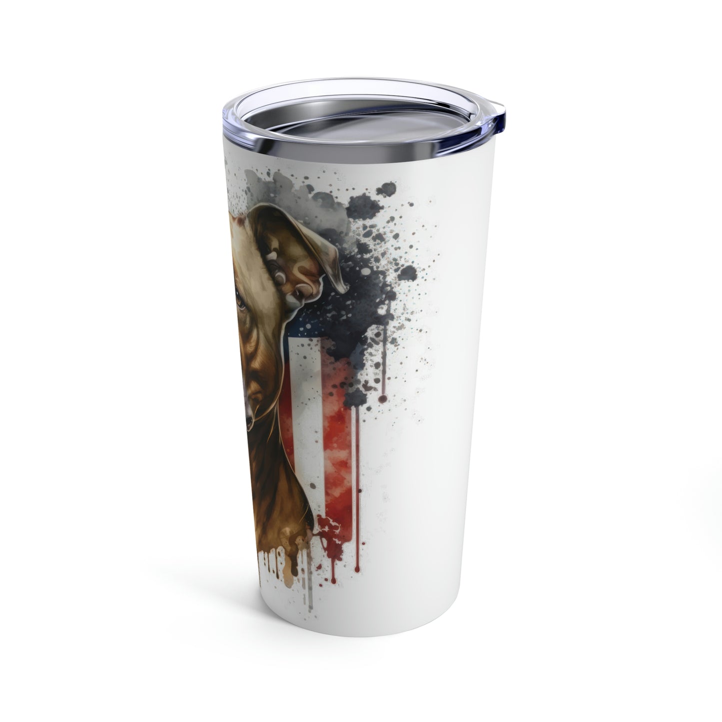 Pit Bull (Patriotic) Stainless Steel Tumbler