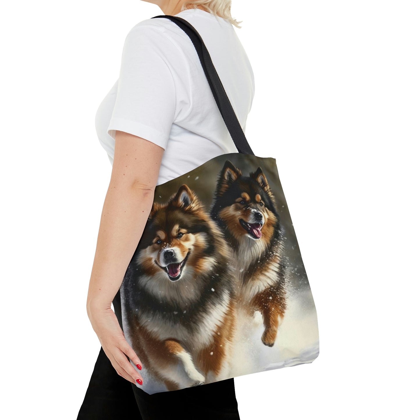 Finnish Lapphund - Snowy #1 - Tote Bag