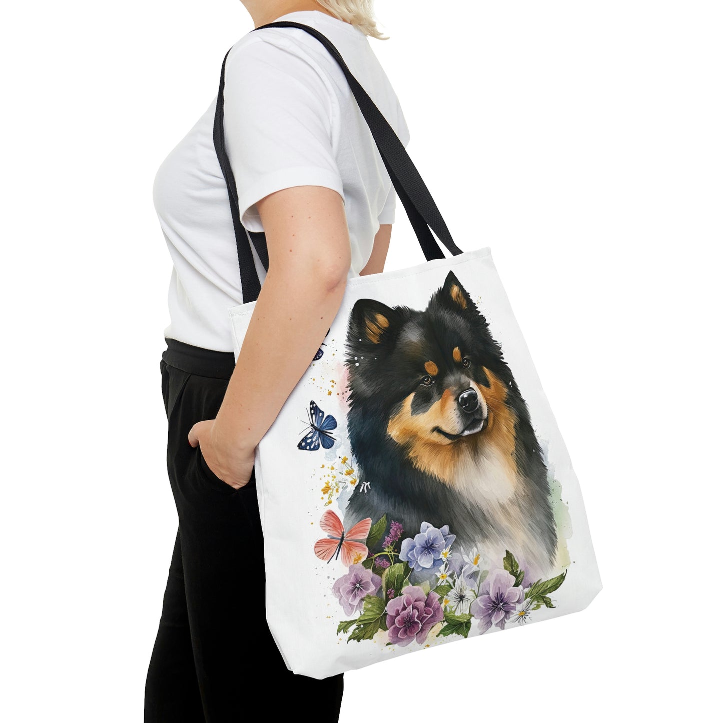 Finnish Lapphund - Spring #6 - Tote Bag