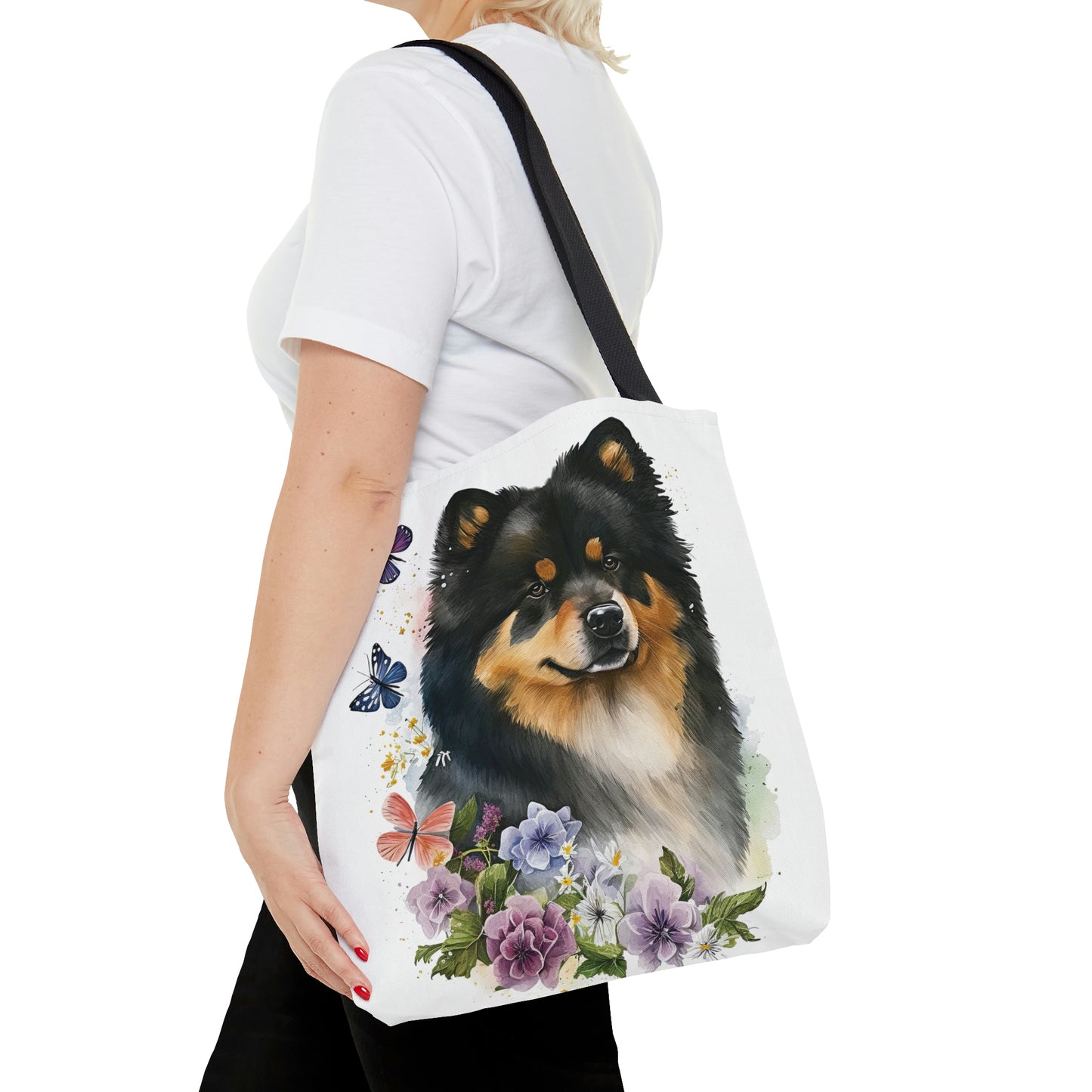 Finnish Lapphund - Spring #6 - Tote Bag