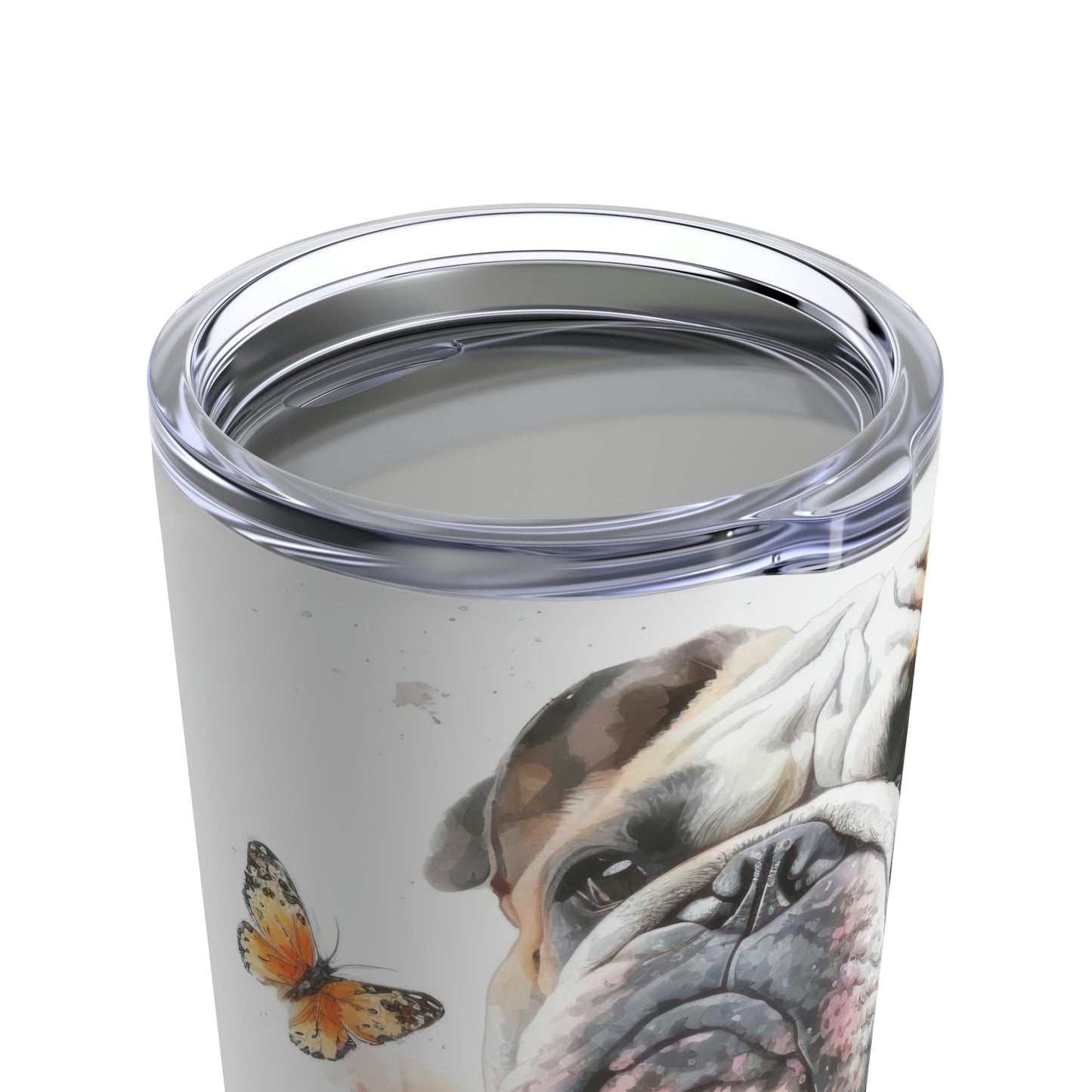 English Bulldog Stainless Steel Tumbler