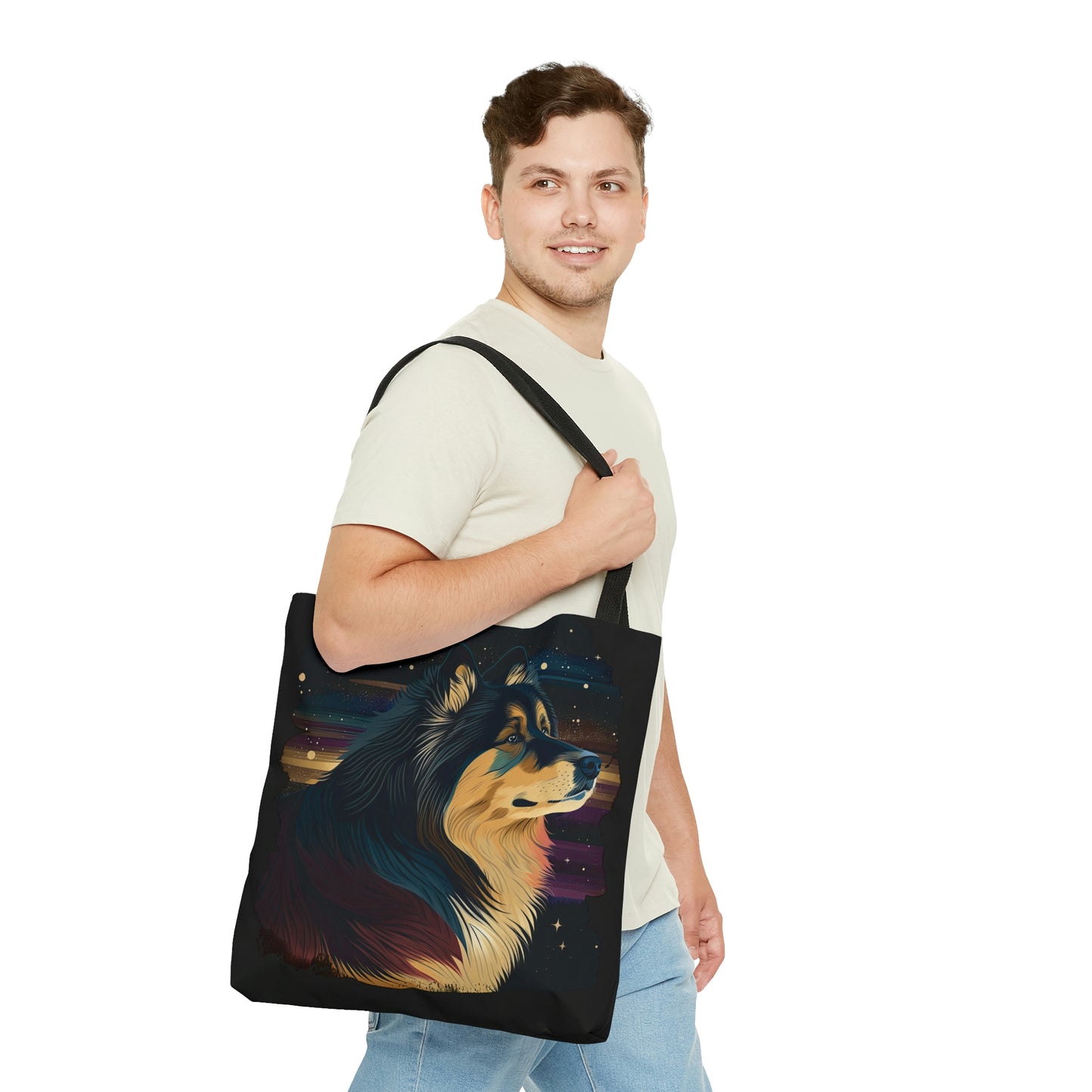 Finnish Lapphund - Stars #2 - Tote Bag