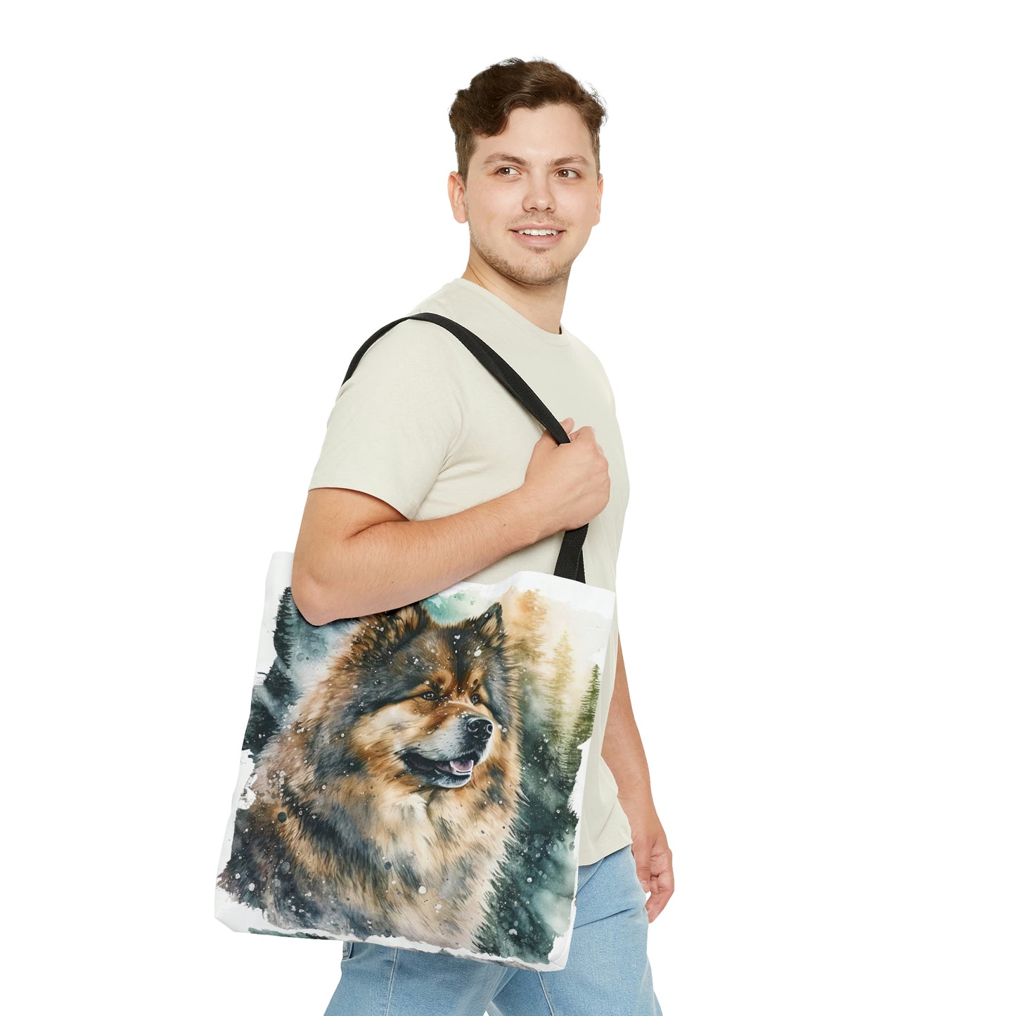 Finnish Lapphund - Snowy #2 - Tote Bag