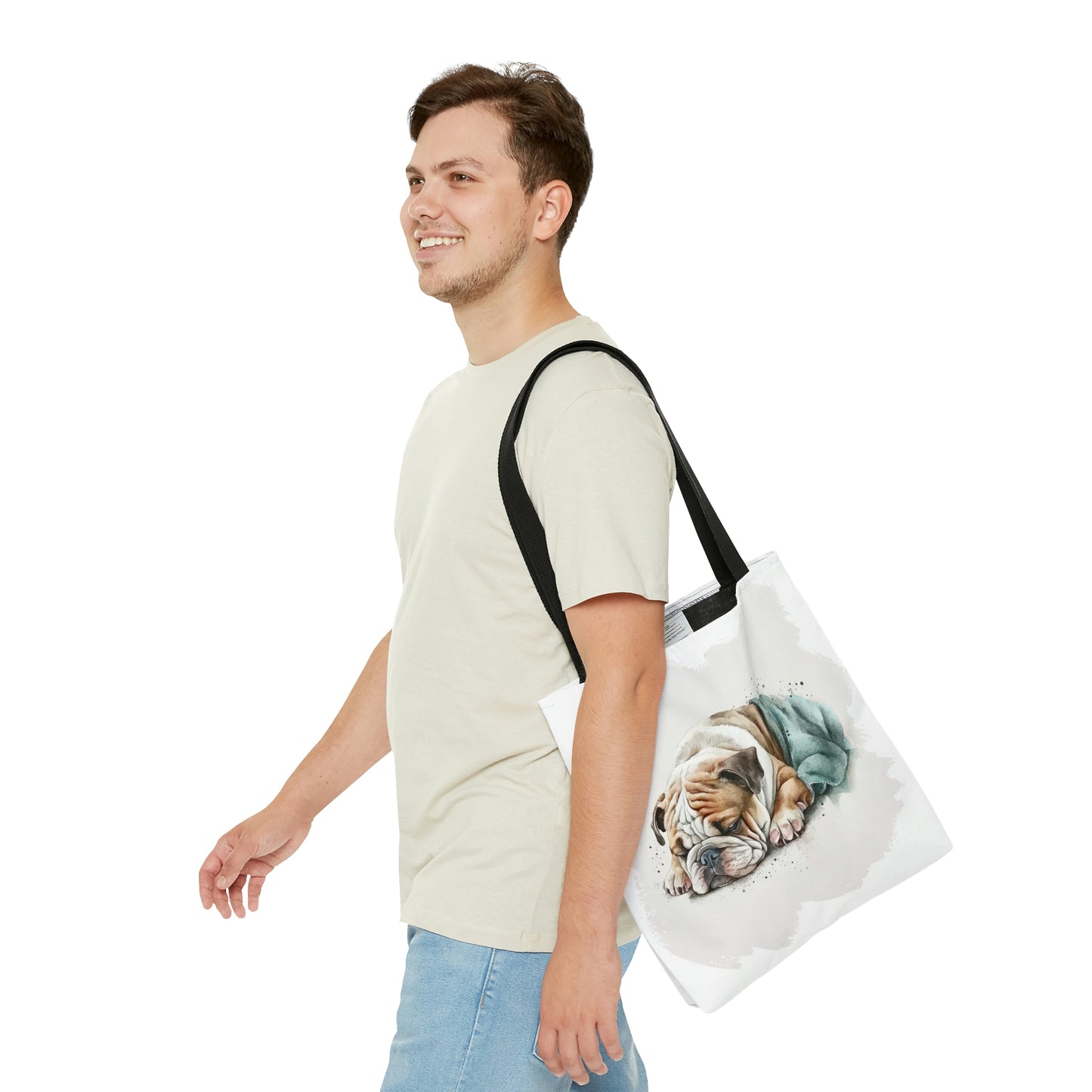 English Bulldog (Sleeping) Tote Bag