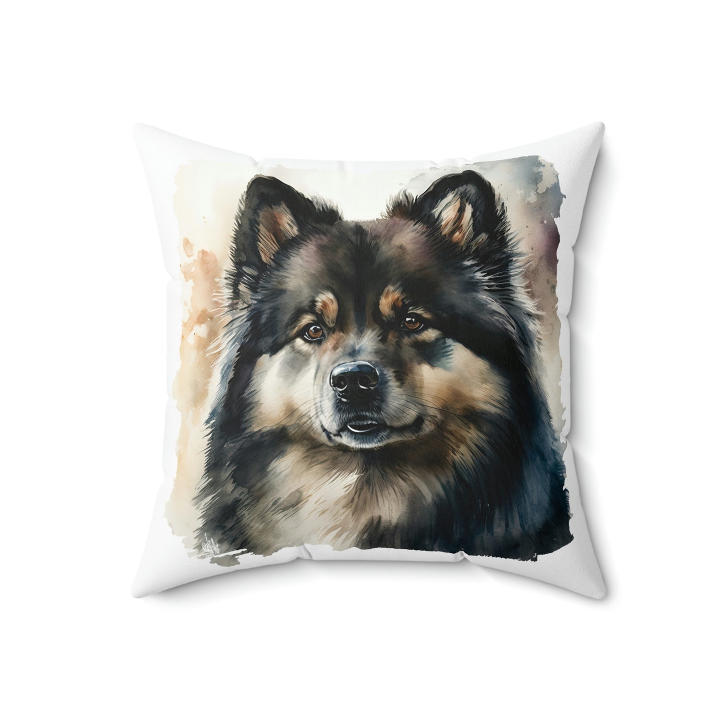 Finnish Lapphund - Portrait #1 - Pillow