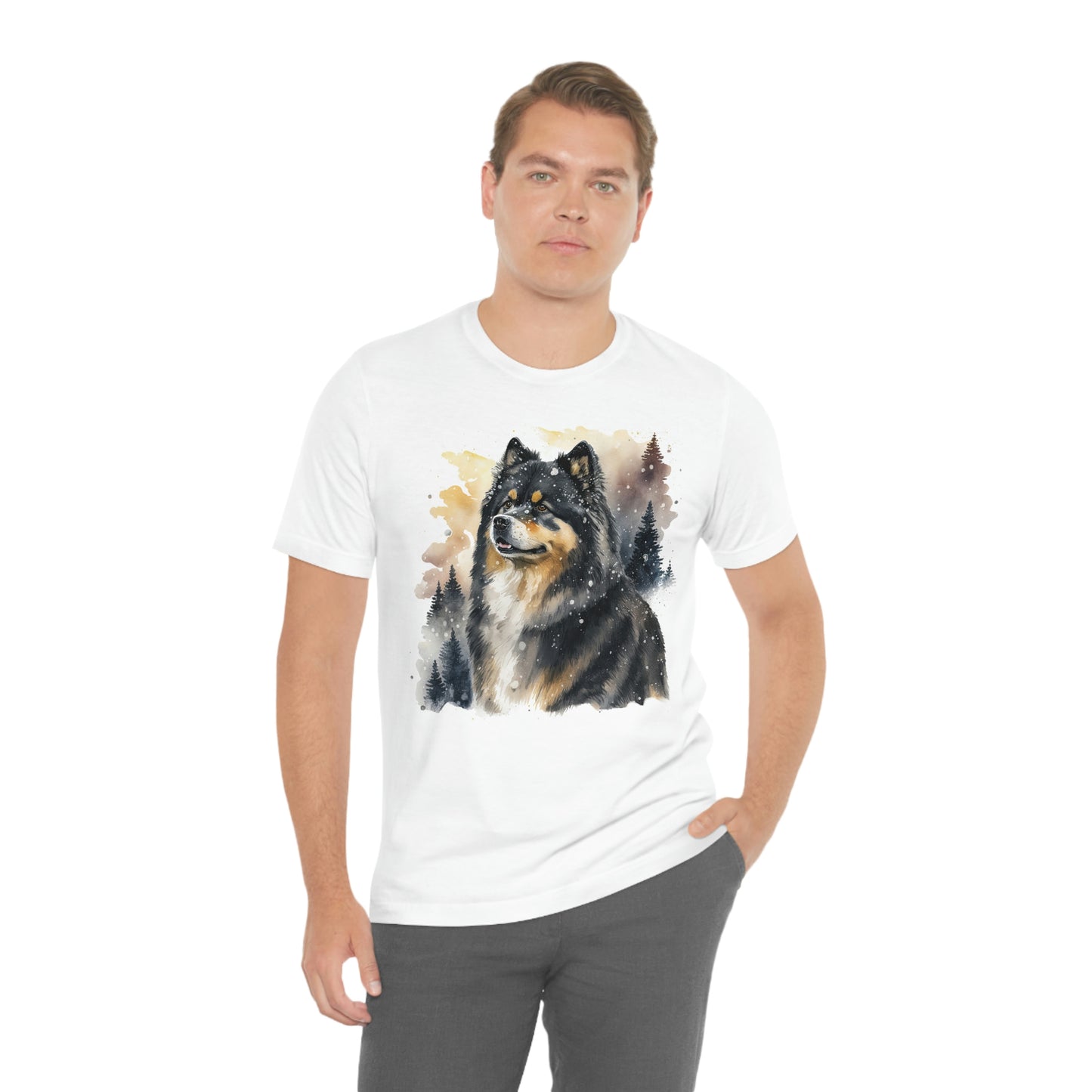 Finnish Lapphund - Snowy #3 - T-Shirt