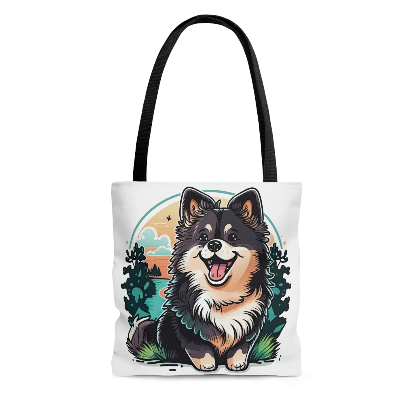 Finnish Lapphund - Cartoon #3 - Tote Bag