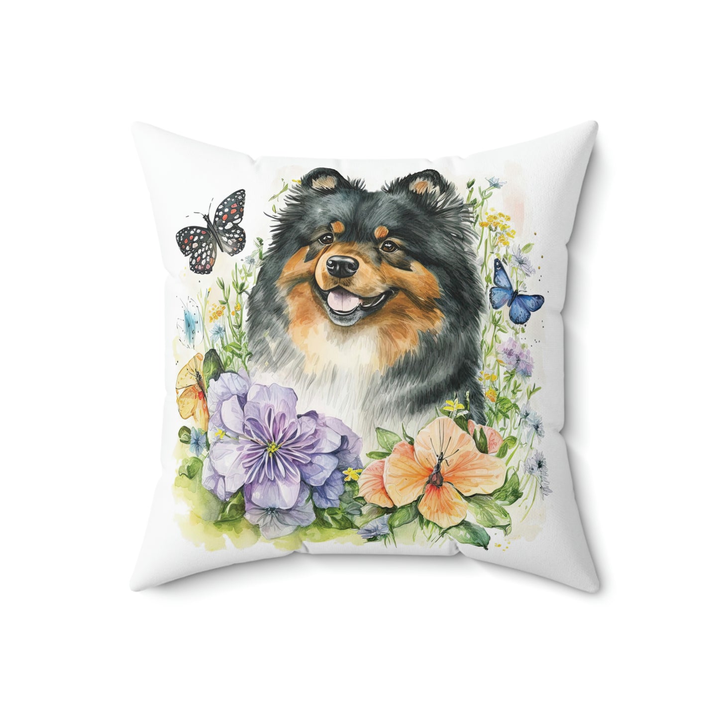 Finnish Lapphund - Spring #2 - Pillow