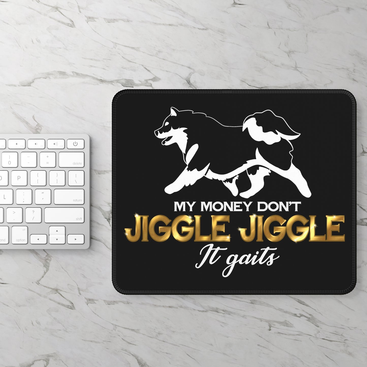 Finnish Lapphund - Jiggle Jiggle - Mouse Pad