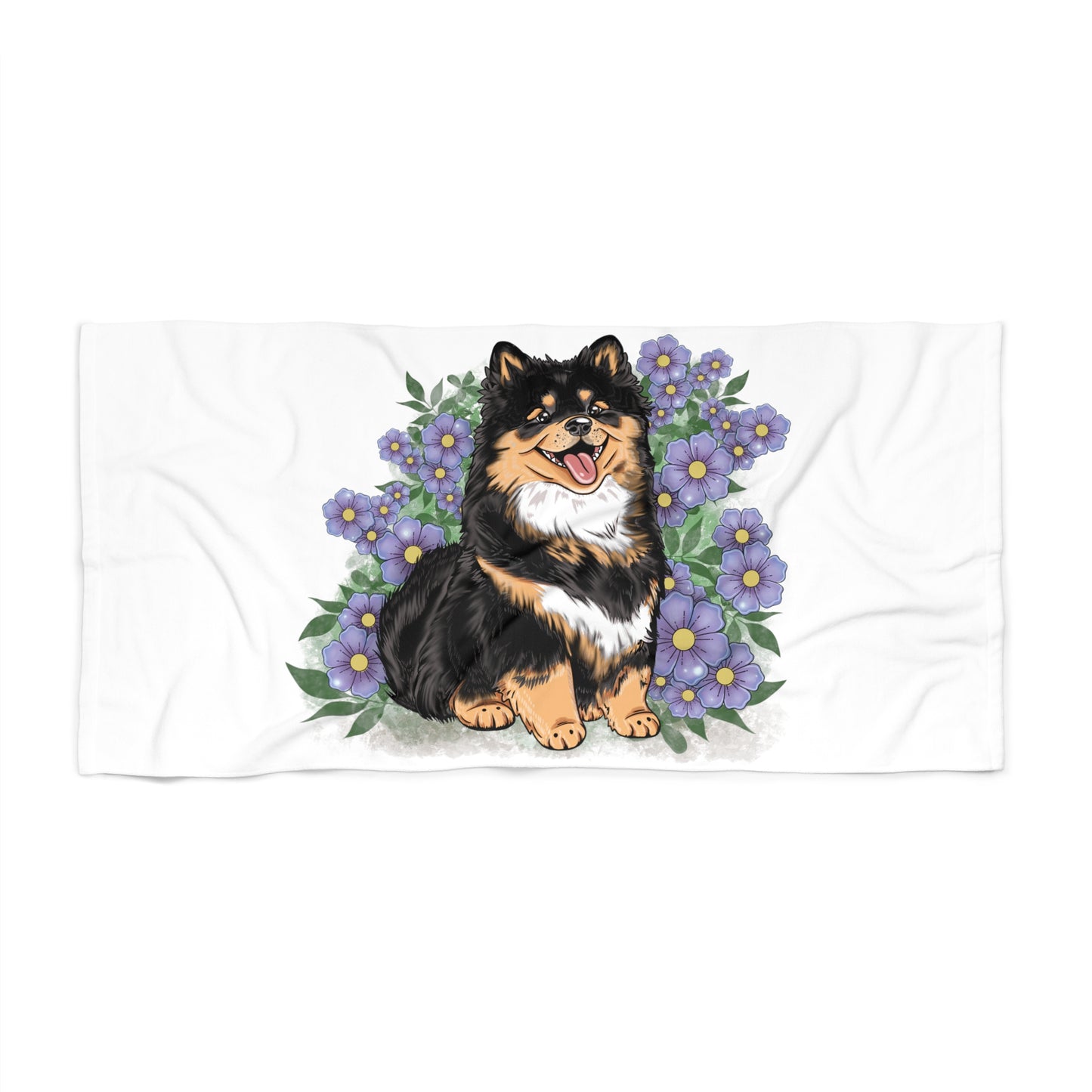 Finnish Lapphund - Spring #9 - Beach Towel